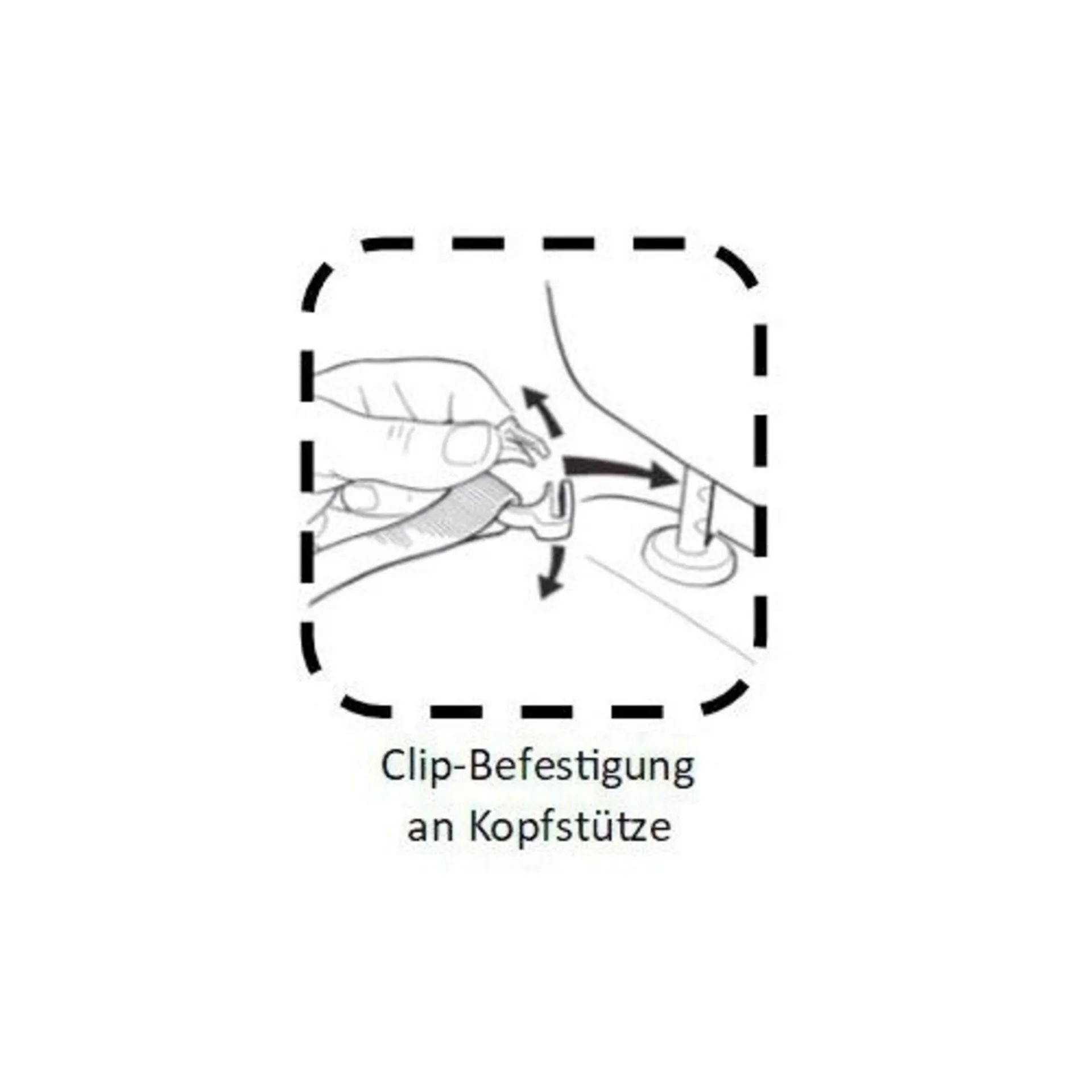 Sitback Basic Light Fahrzeug Sitzauflage 3D Black