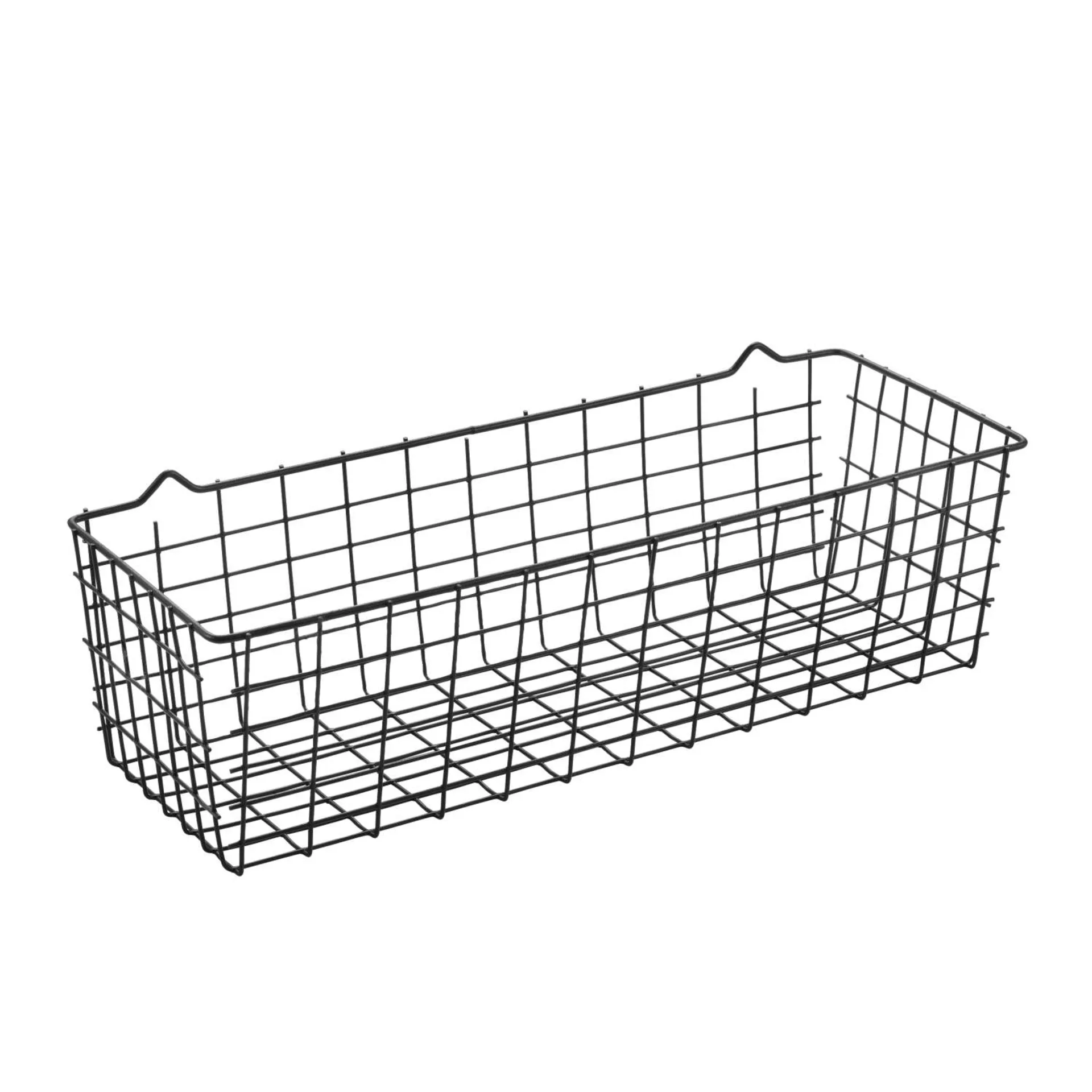 Metaltex Koala Lava Allzweckkorb 33 x 12 x 9 cm Matt Schwarz
