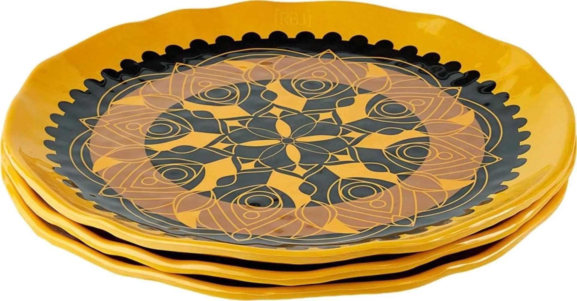 Rebel Outdoor Assiette à dessert 22 cm jaune