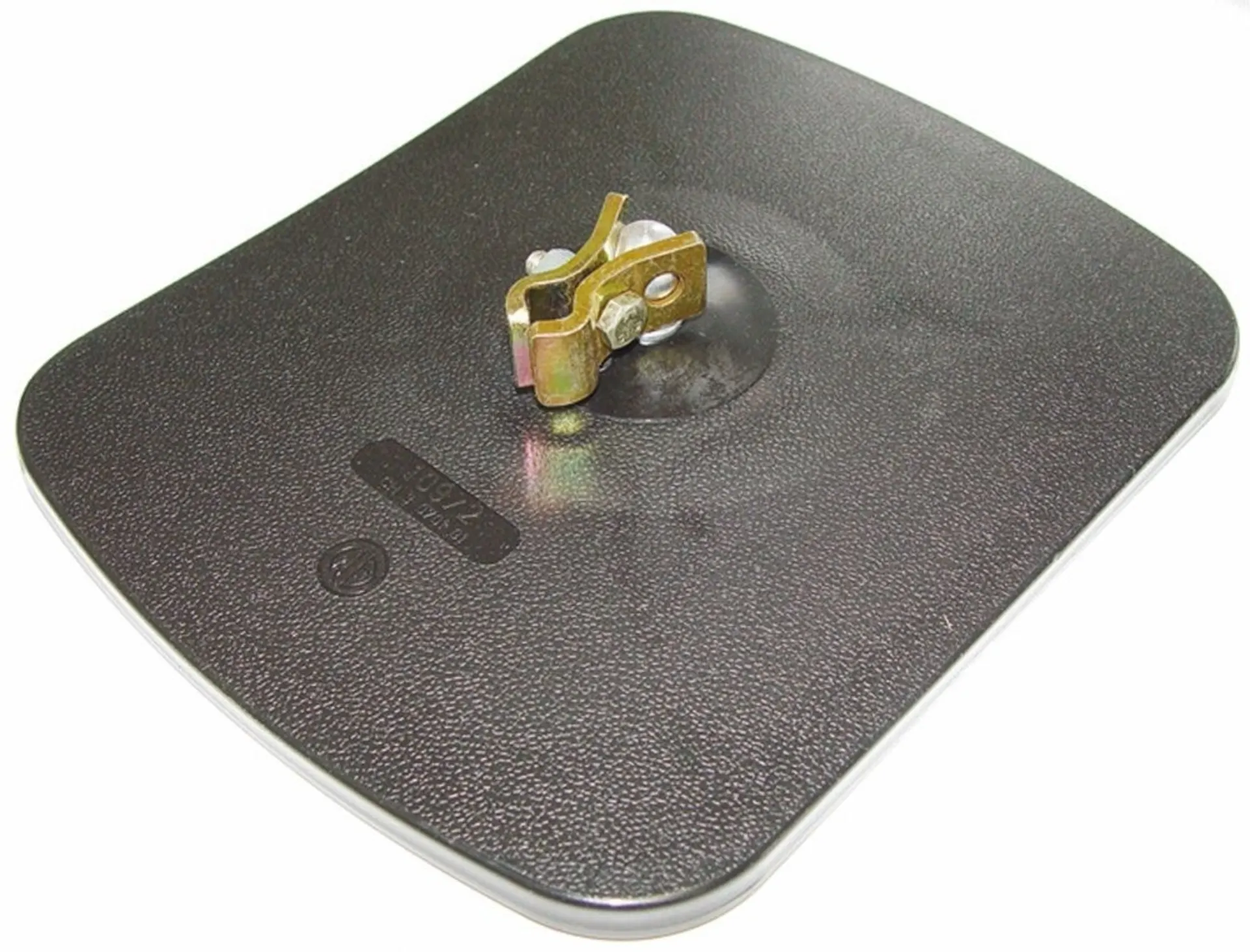 WBC-Spiegel schwarz 224 x 184mm 224 x 184mm / Klemme: ø 10-14mm