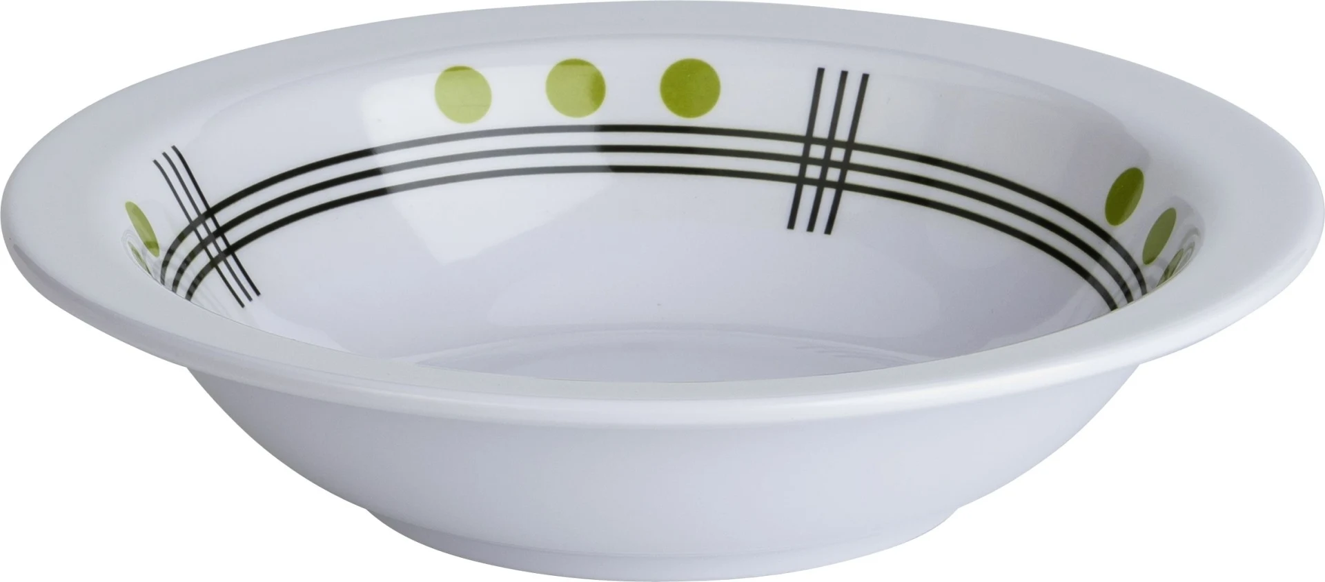 Berger Dots Melamin Suppenteller 21,5 cm grün
