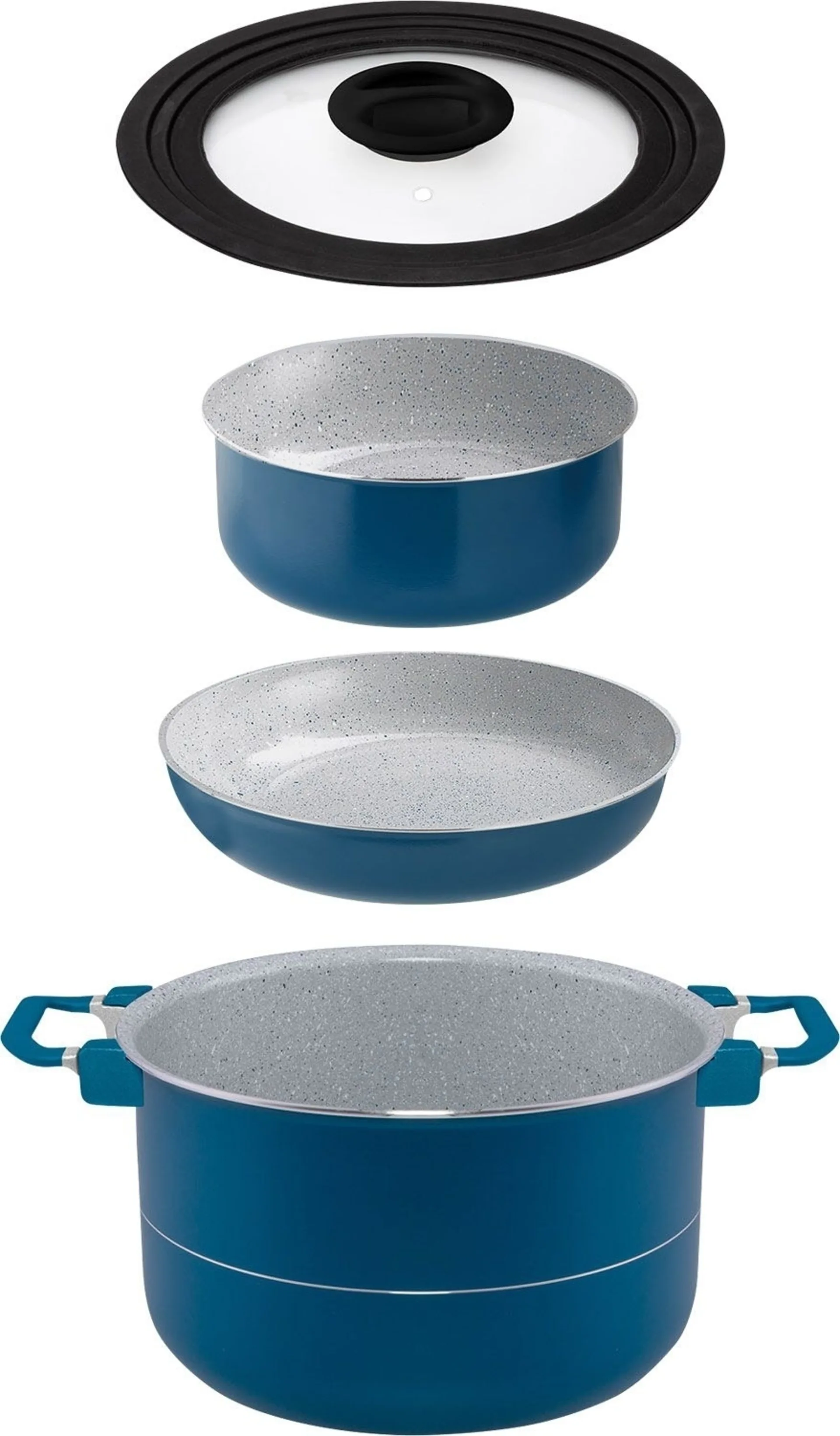 Brunner Carezza Magnetogrip Topfset 8-tlg. - 22 cm