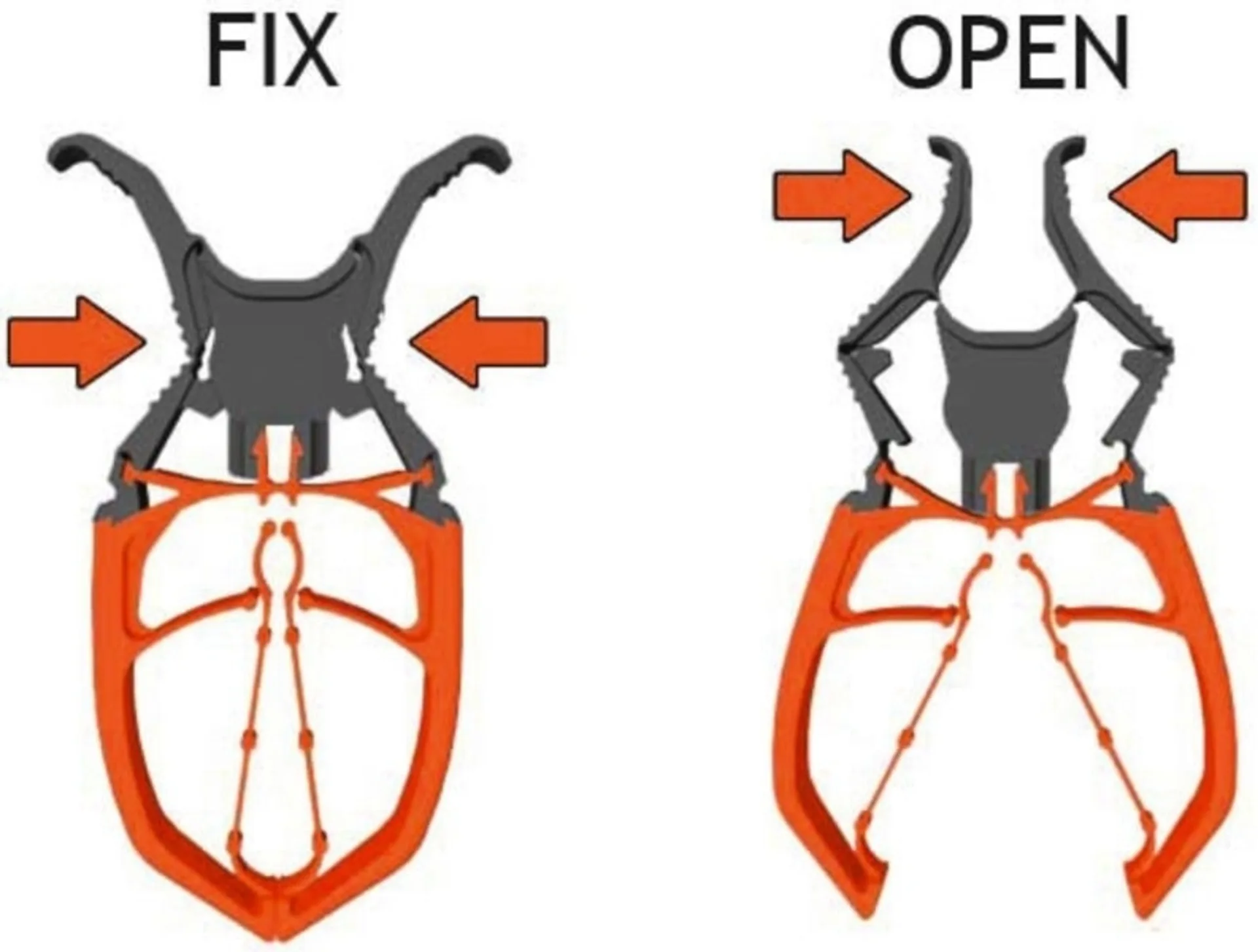 Arretierbare FIXCLIP-Klammern, 6er Set