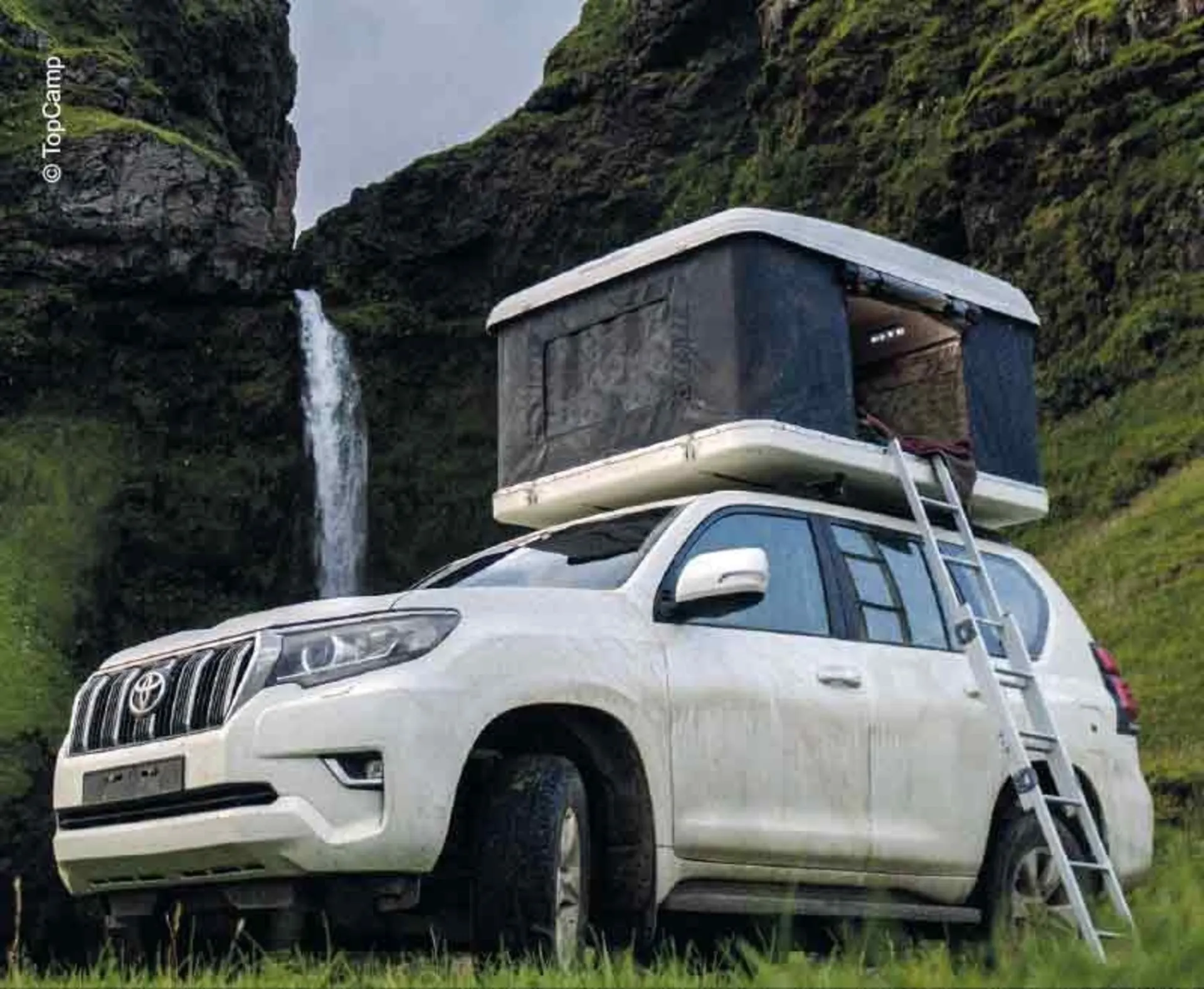 Tente à toit relevable parallèle à coque rigide TOPCAMP DOUBLE-UP medium 210 x 145 x 150 cm Tente à toit relevable parallèle à coque rigide TOPCAMP DOUBLE-UP medium 210 x 145 x 150 cm