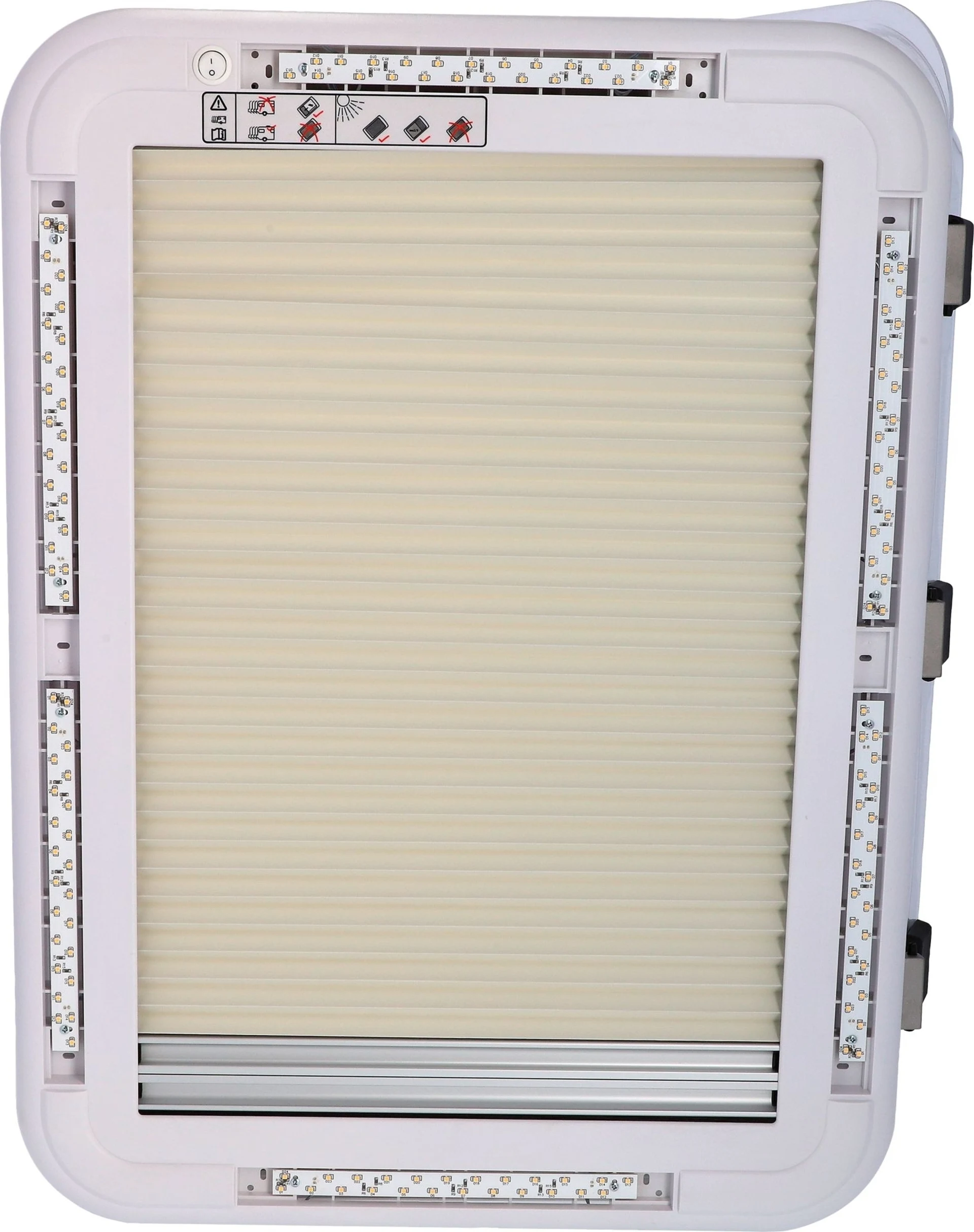 Berger Dachhaube 70 x 50 transparent LED