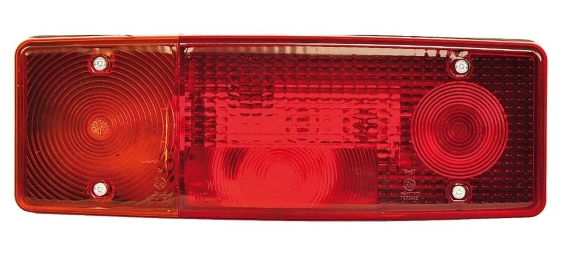 WAS - Schlussleuchte links 284x102x60mm mit KZL