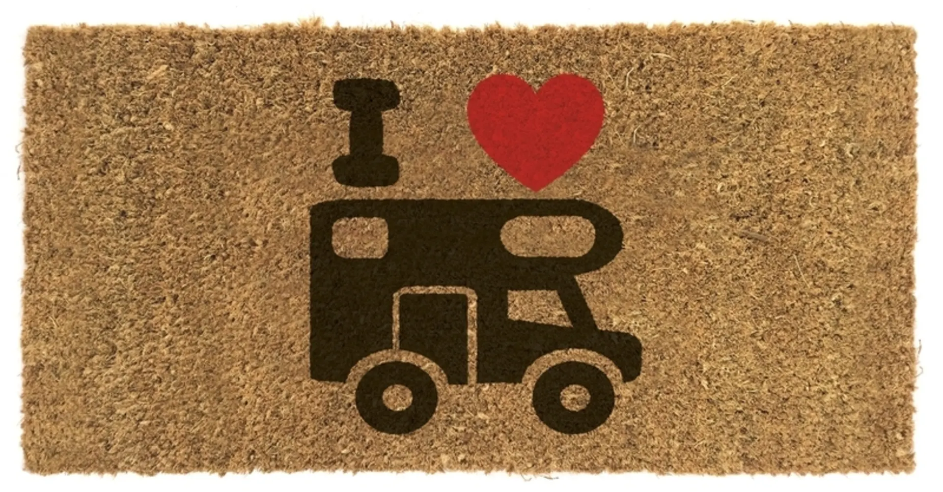 Kokosmatte 50x25cm - mit Druck "Reisemobil"