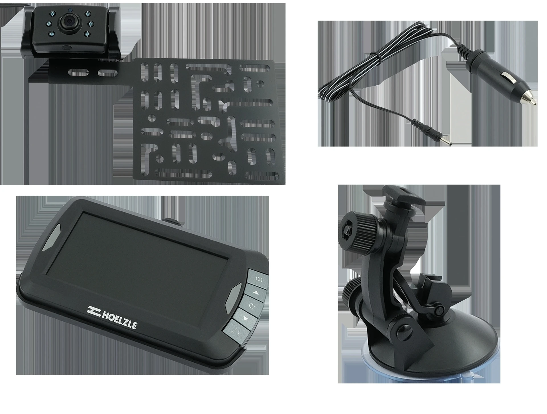 Rückfahrkamerasystem Wireless 4.3“ Digital 12/24 V kabelloses, digitales Rückfahrkamera-System