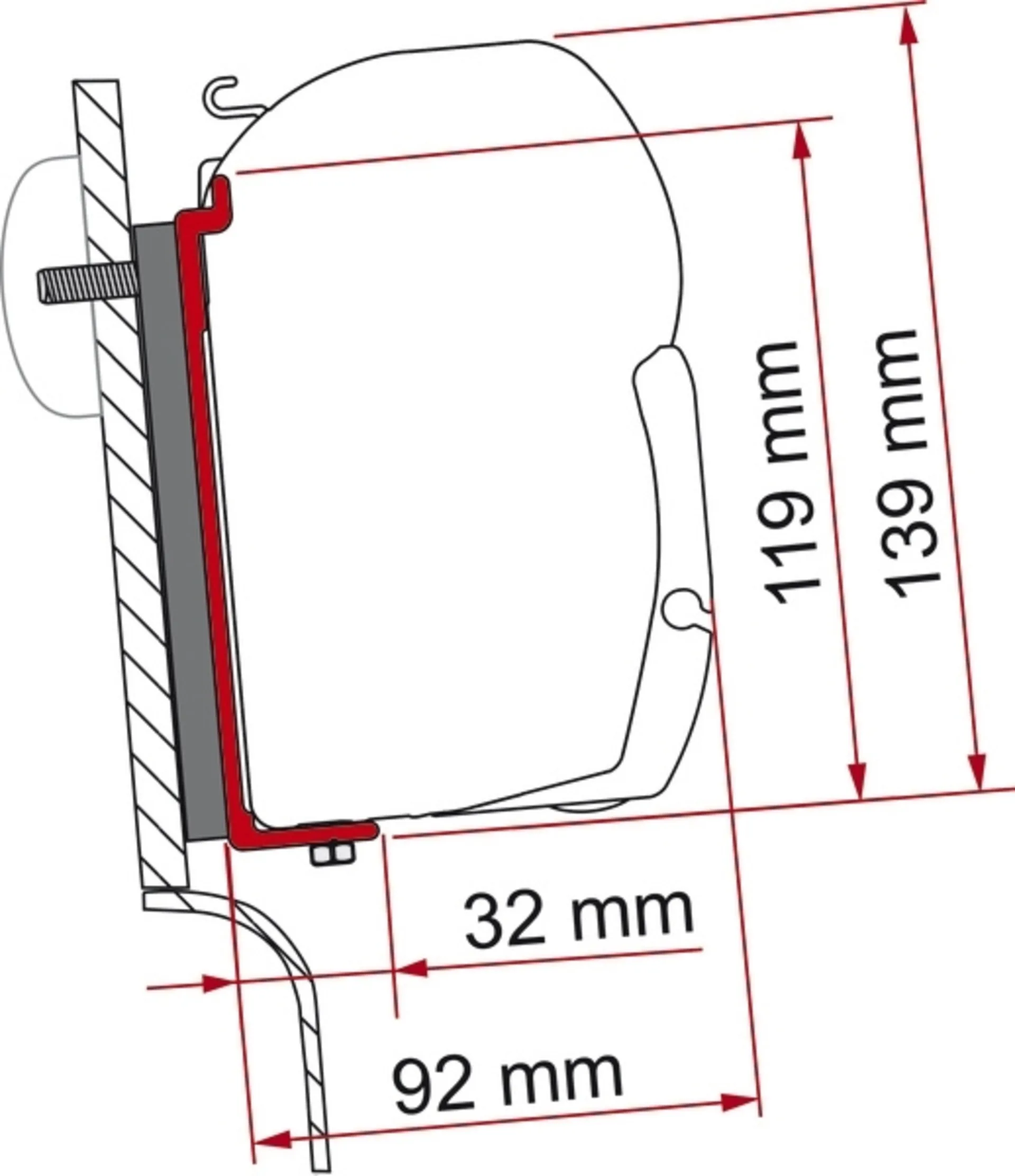 F45 Kit High Roof Adaptateur Westfalia