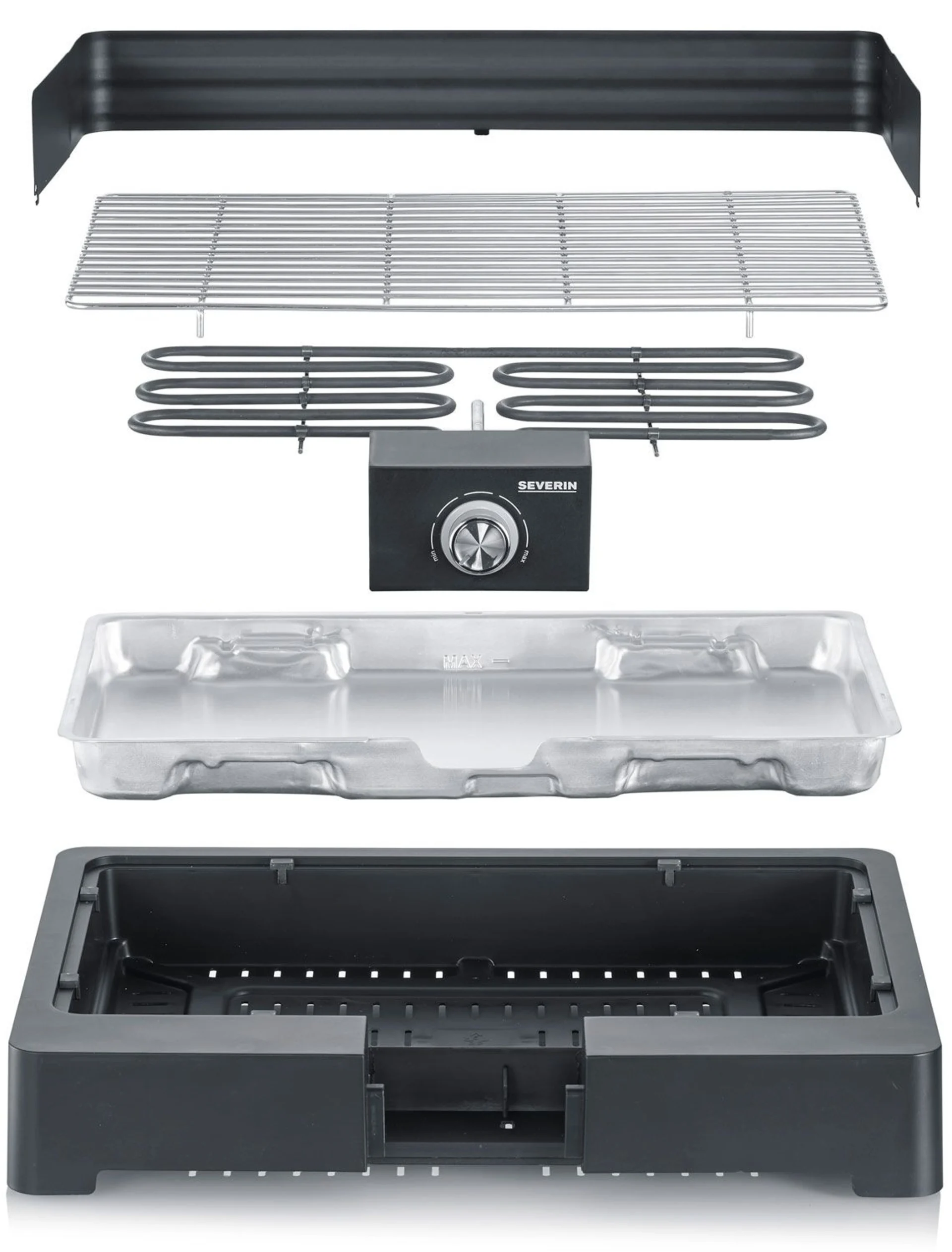 Severin Gril de table électrique avec grille