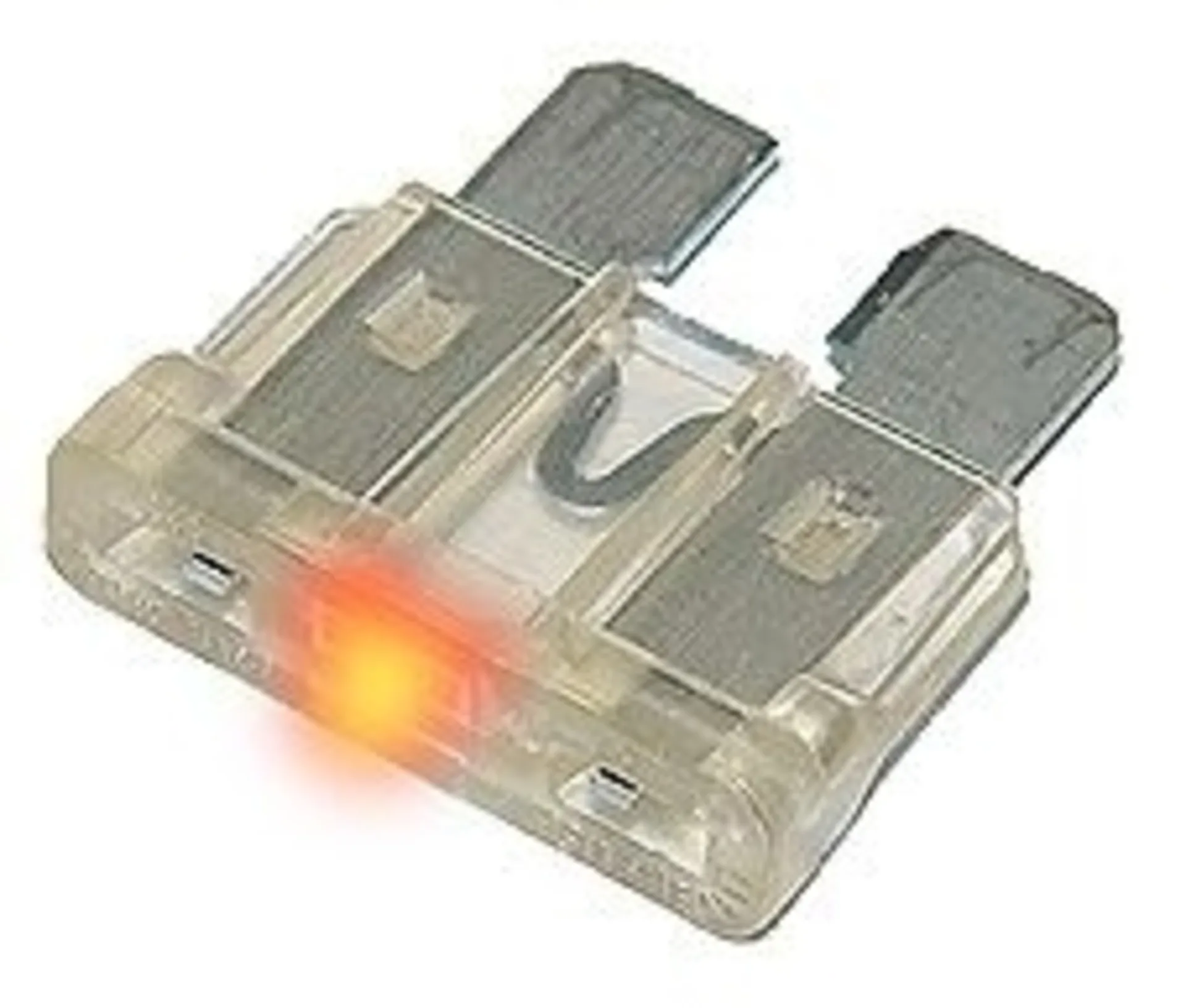 Sicherung Type ATO mit LED 25 A mit LED-Ausfallanzeige, max. 32 V Sicherung Type ATO mit LED 25 A mit LED-Ausfallanzeige, max. 32 V