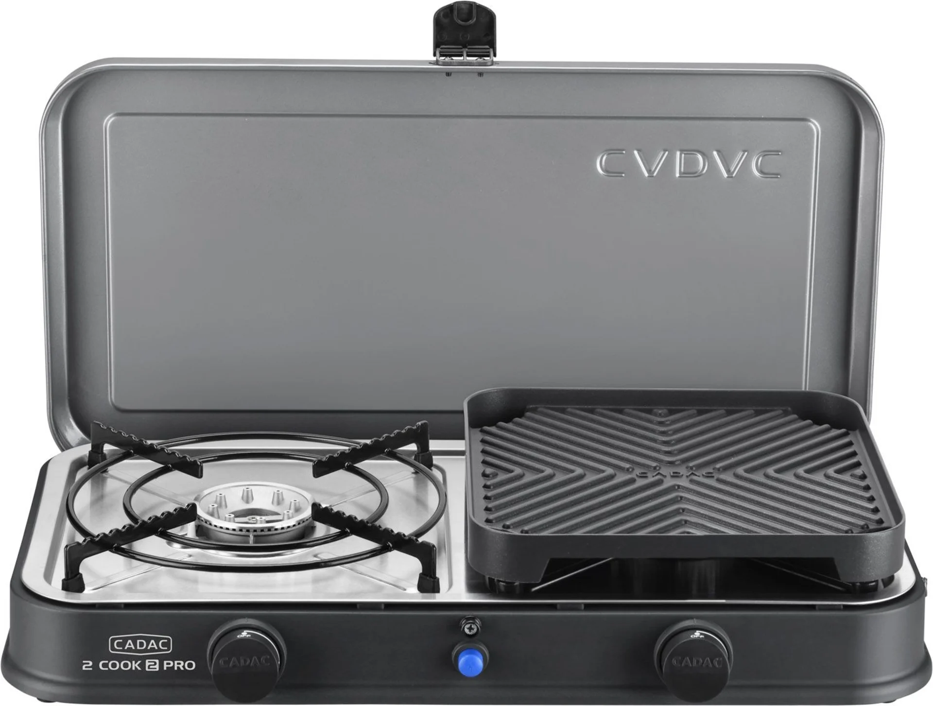 Cadac 2 Cook 2 Pro Deluxe 2-flammiger Gaskocher / Grill 30 mbar