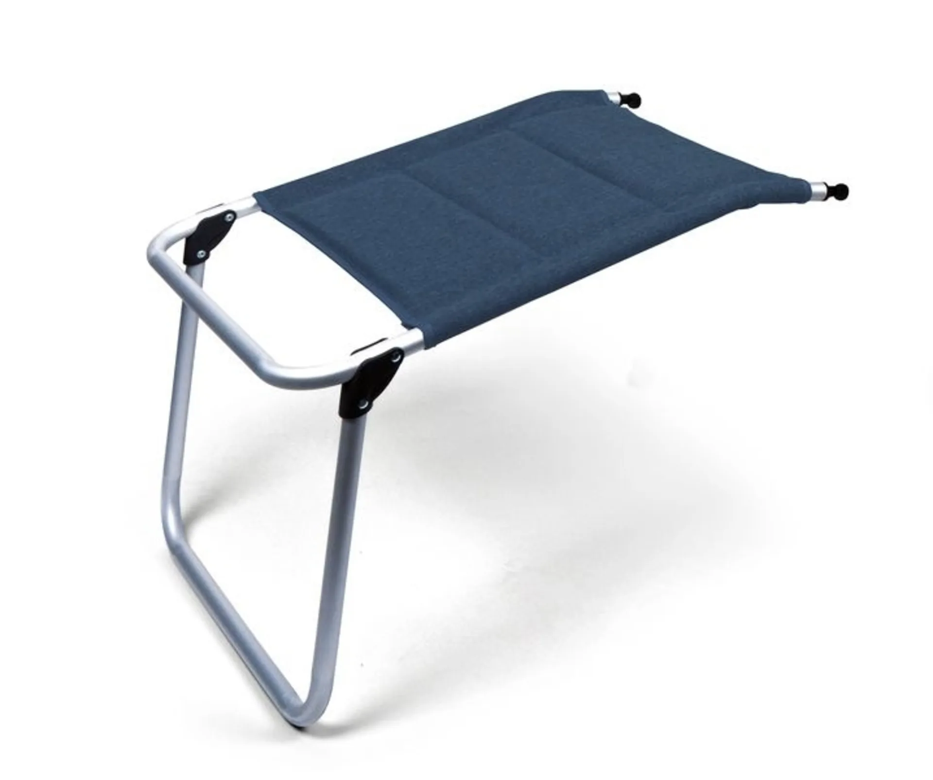 Repose-jambes rembourré MALAGA COMFORT avec structure en aluminium bleu foncé