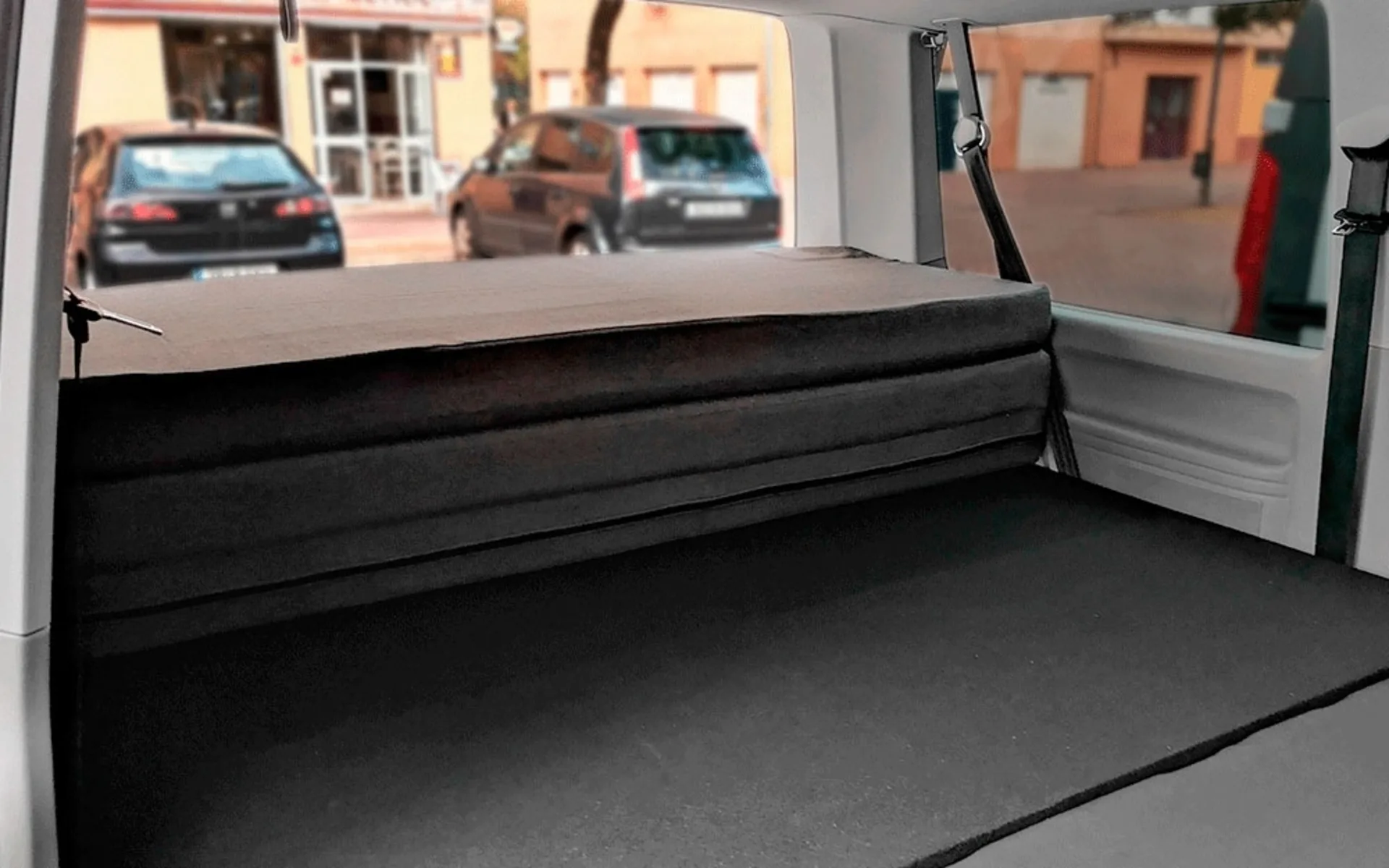 K`Foam Matelas pliant avec visco pour l'arrière VW T5 / T6 / T6.1 Multivan, Caravelle et California Beach