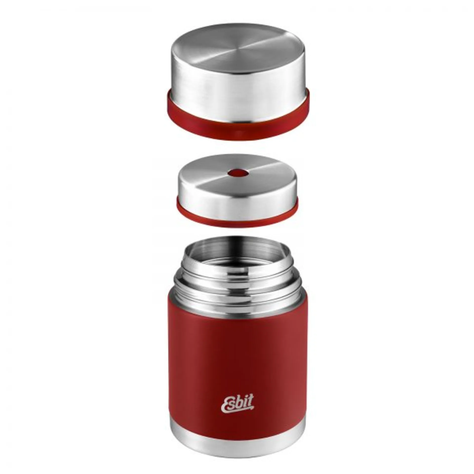 Edelstahl-Thermobehälter 750ml (rot)