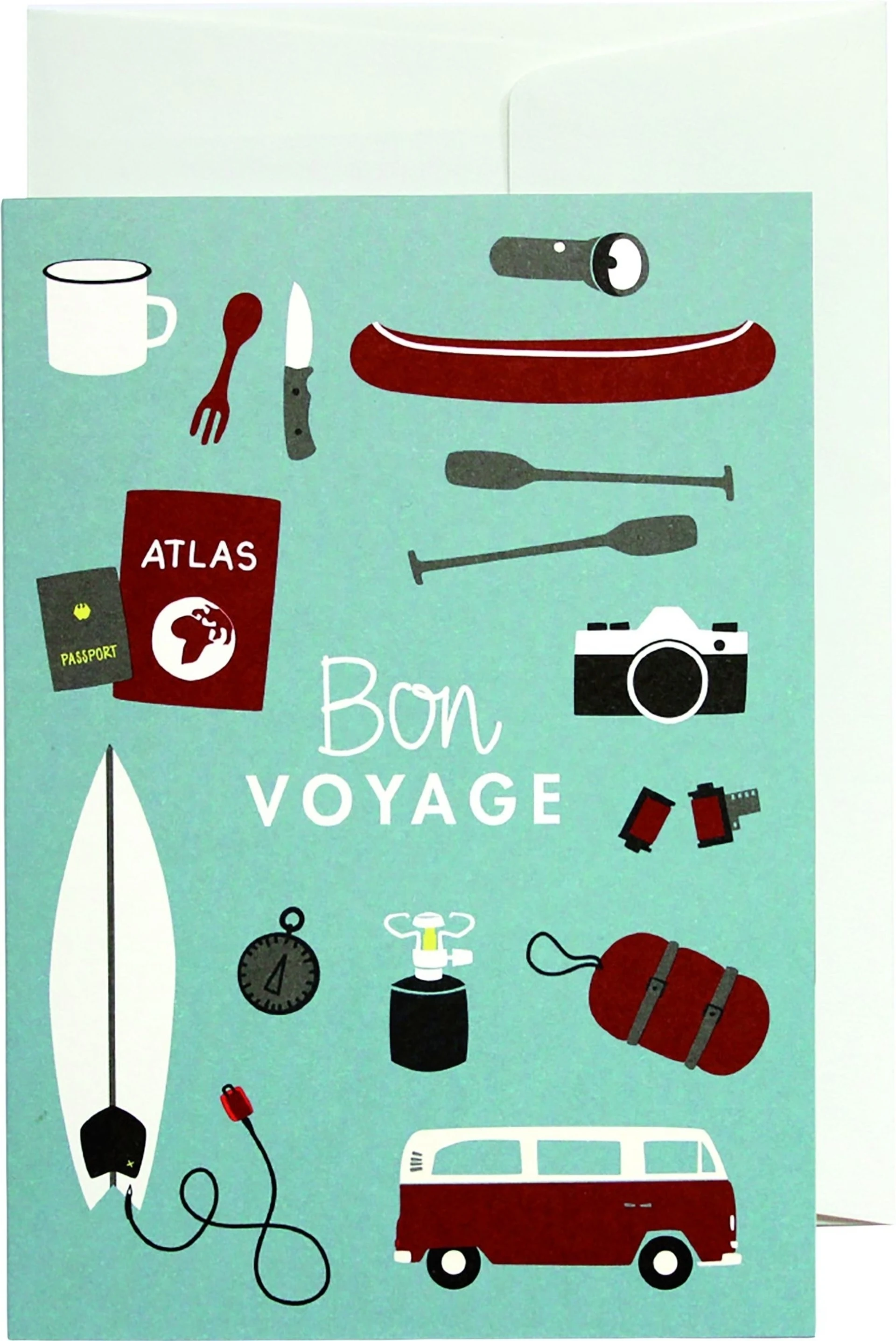 Carte de vœux Bus adventure