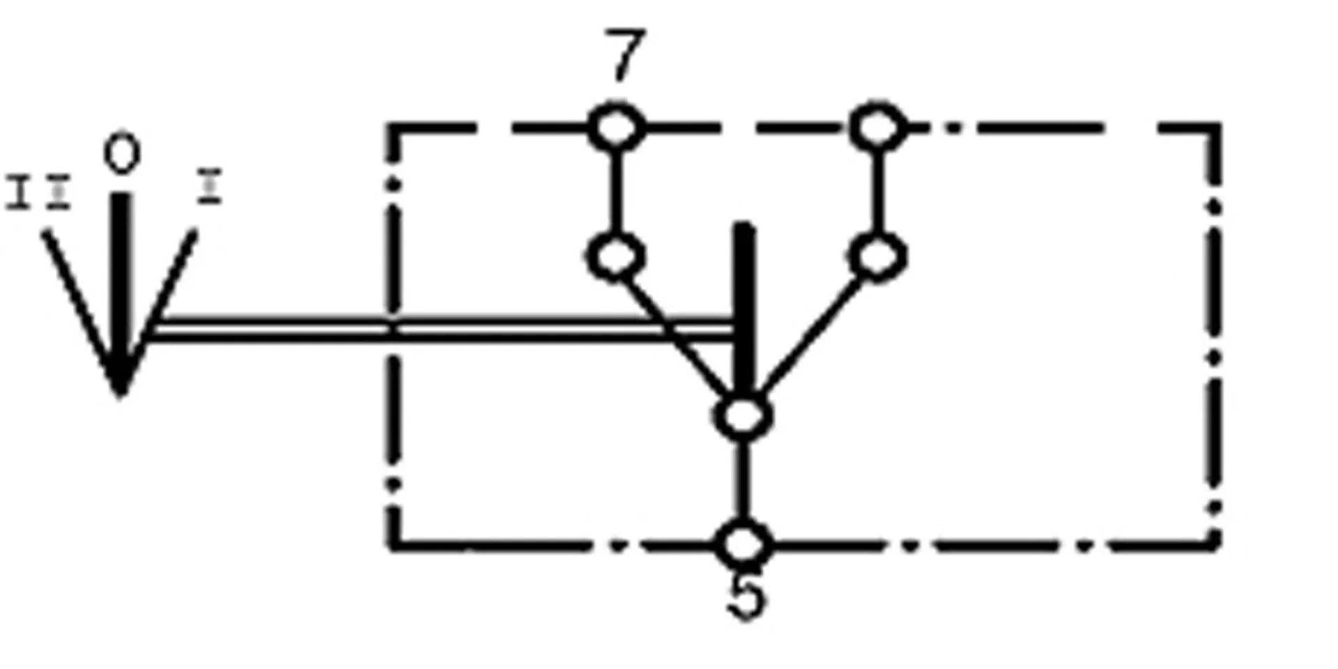 APEM - Wippschalter 1 - 0 - 2