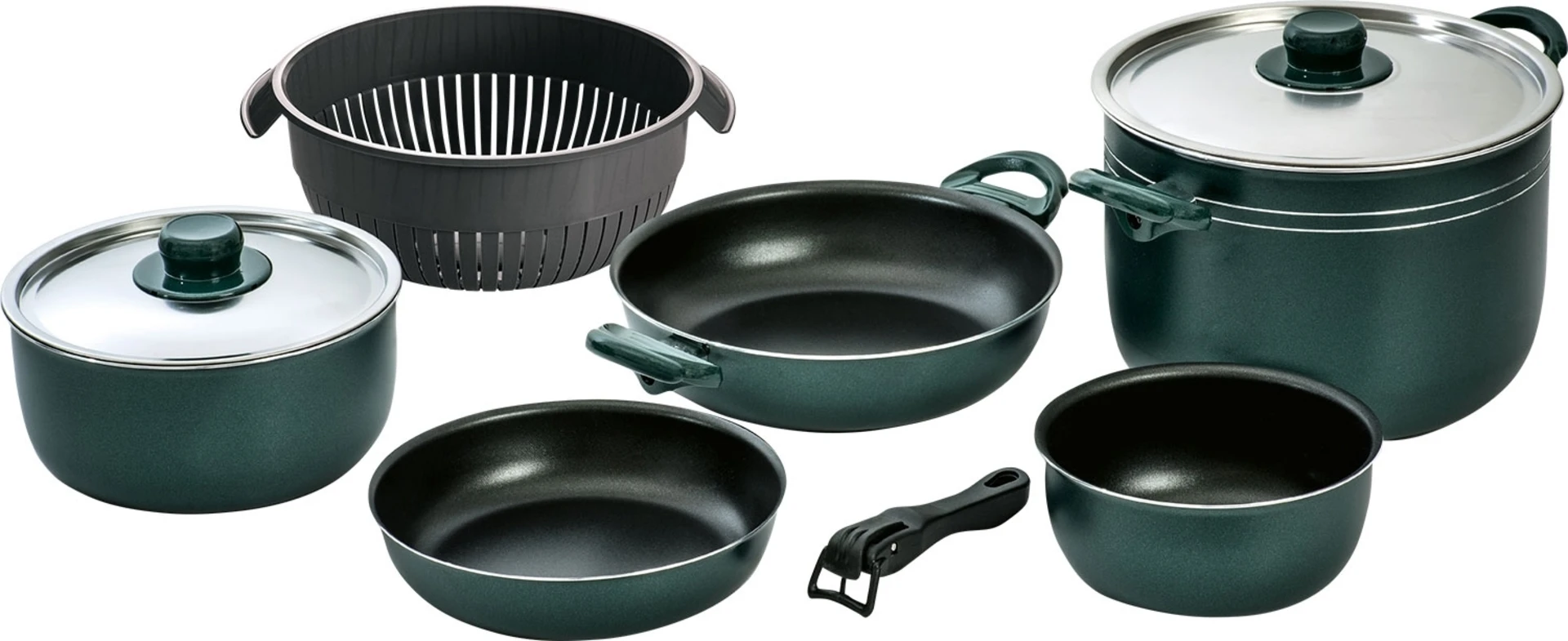 Beaver Brand Selva Topfset 10 teilig grün/schwarz