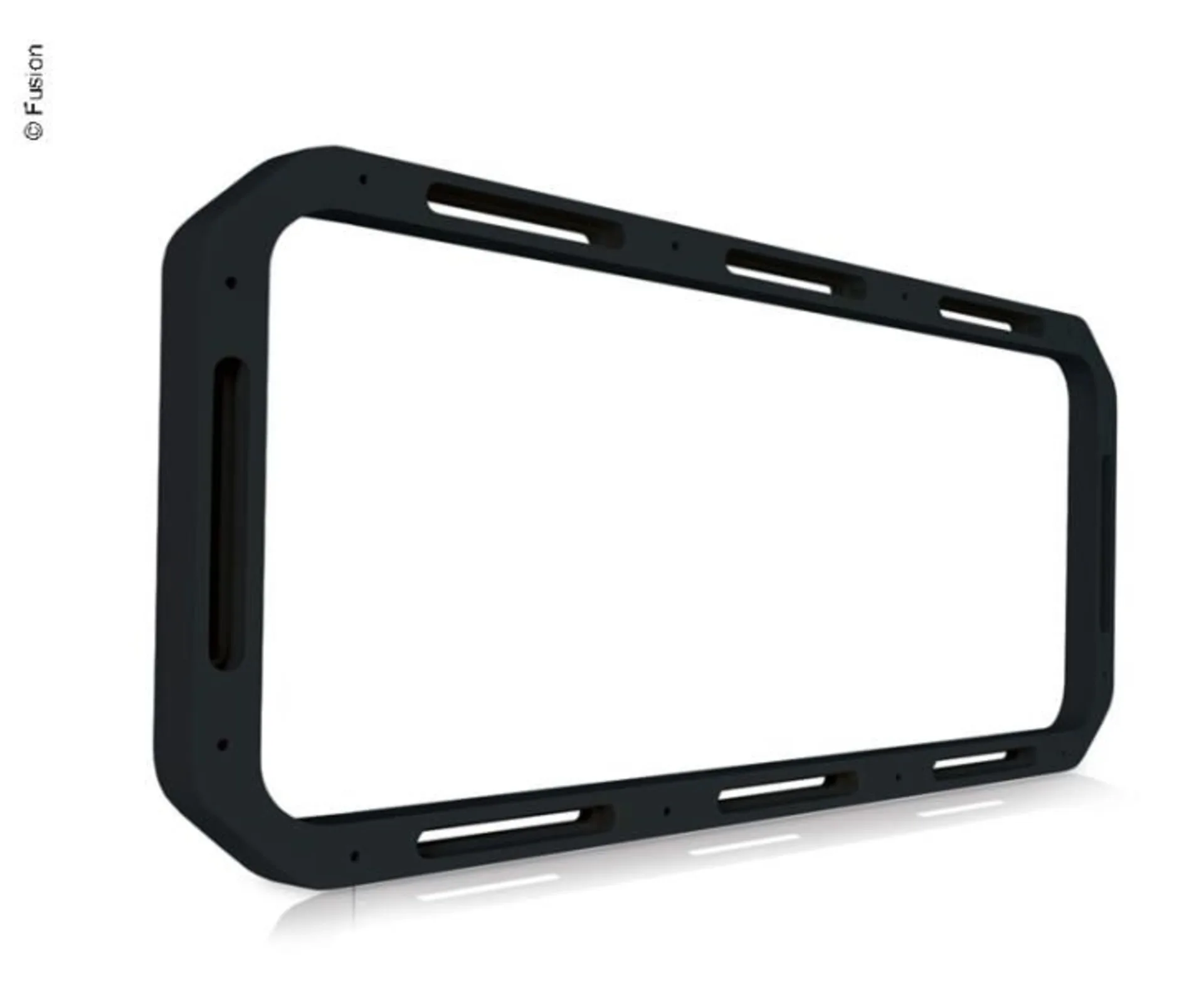 Befestigungsrahmen für Lautsprecher, schwarz 22mm,