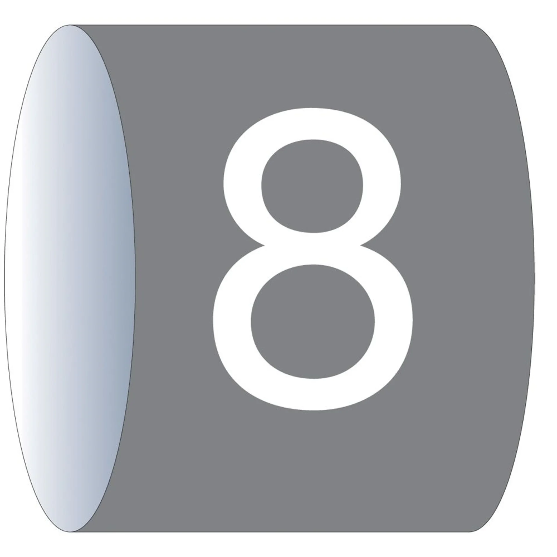 Kabelbeschriftung - 8 für Kabel 1.0, 1.5 und 2.5mm2 Kabelbeschriftung - 8 für Kabel 1.0, 1.5 und 2.5mm2