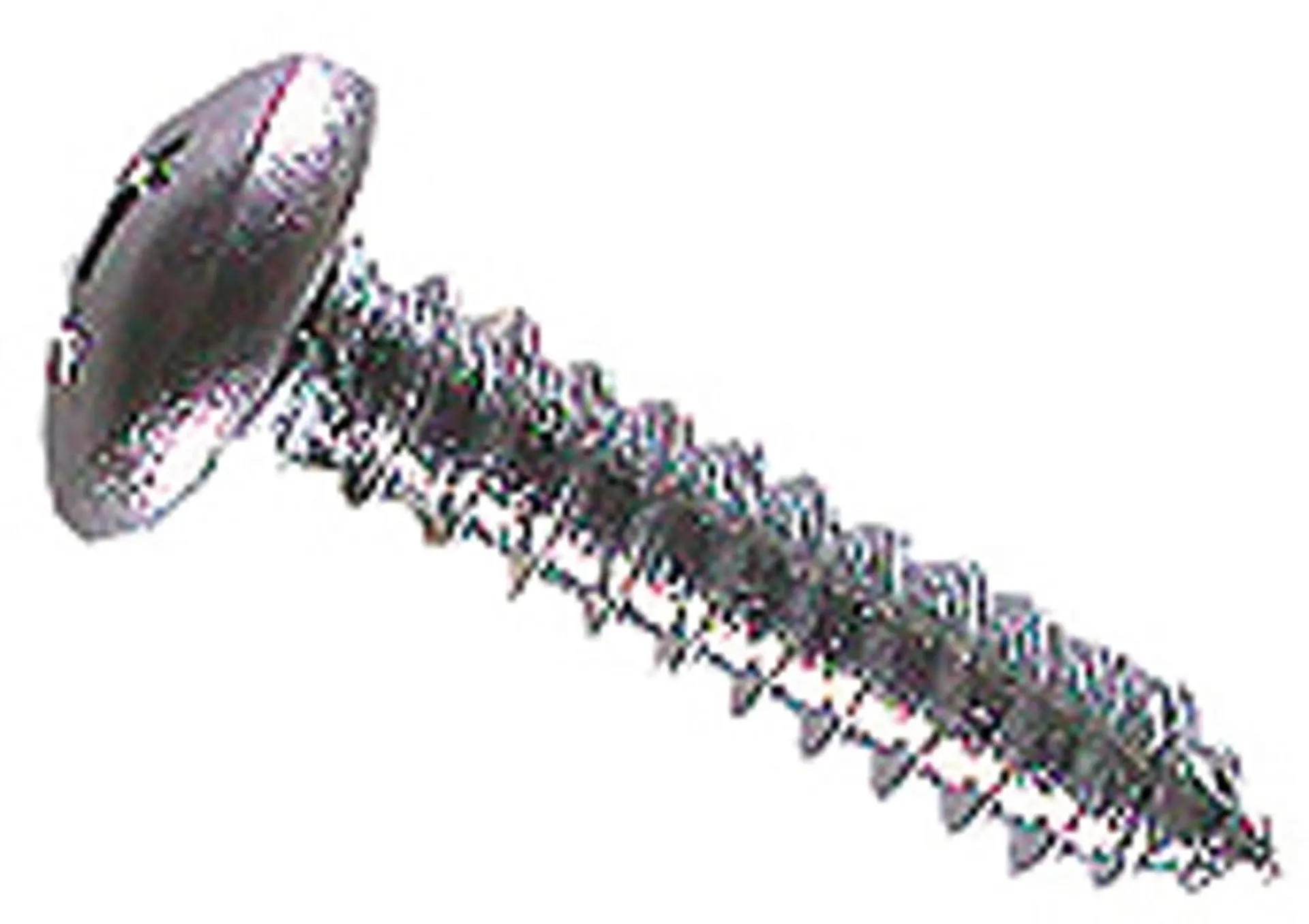 Linsen-Blechschraube verzinkt 6.3 x 50 mit Kreuzschlitz