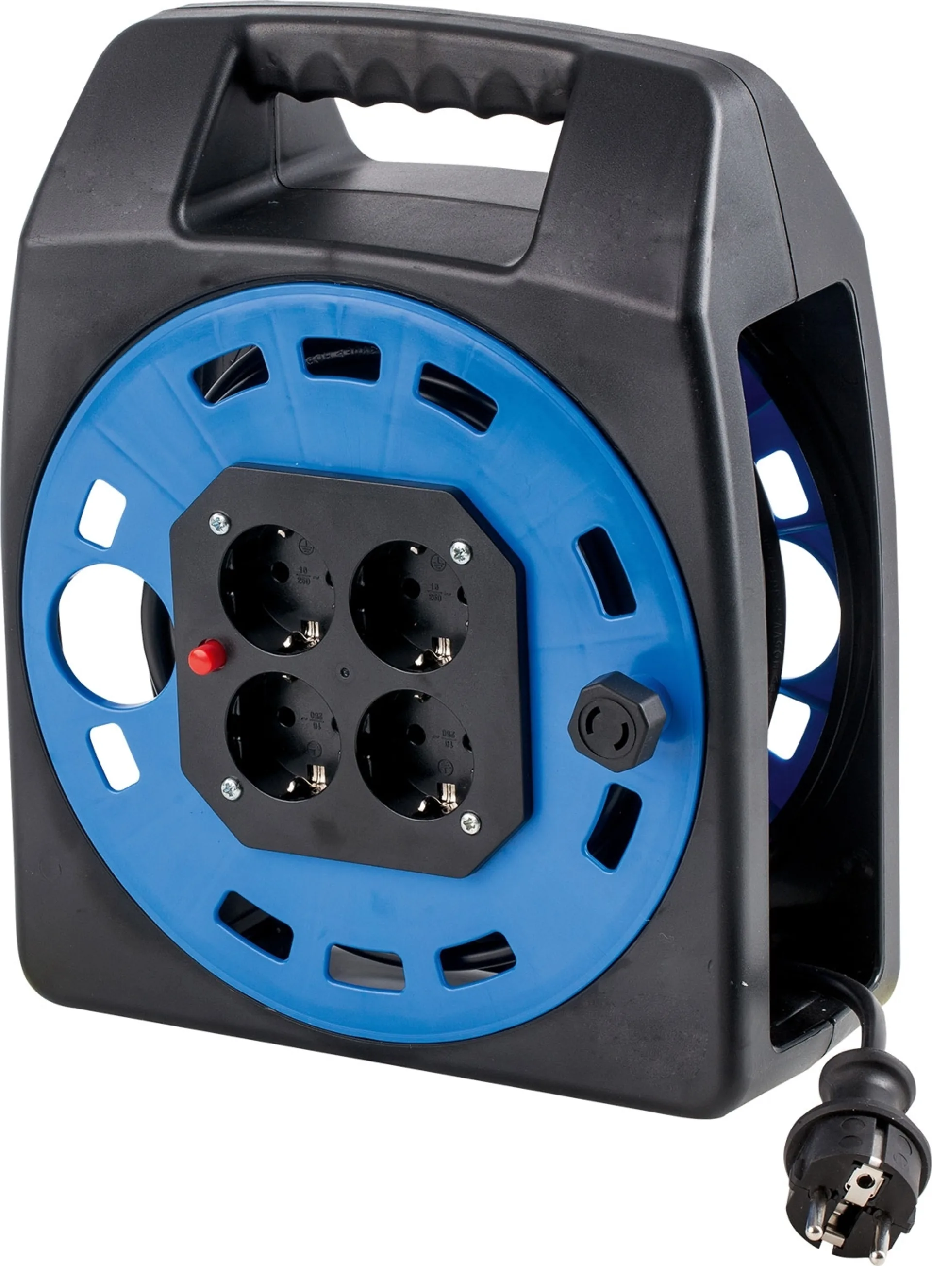 Kompakt Kabeltrommel 4x Schutzkontaktsteckdose 40 m