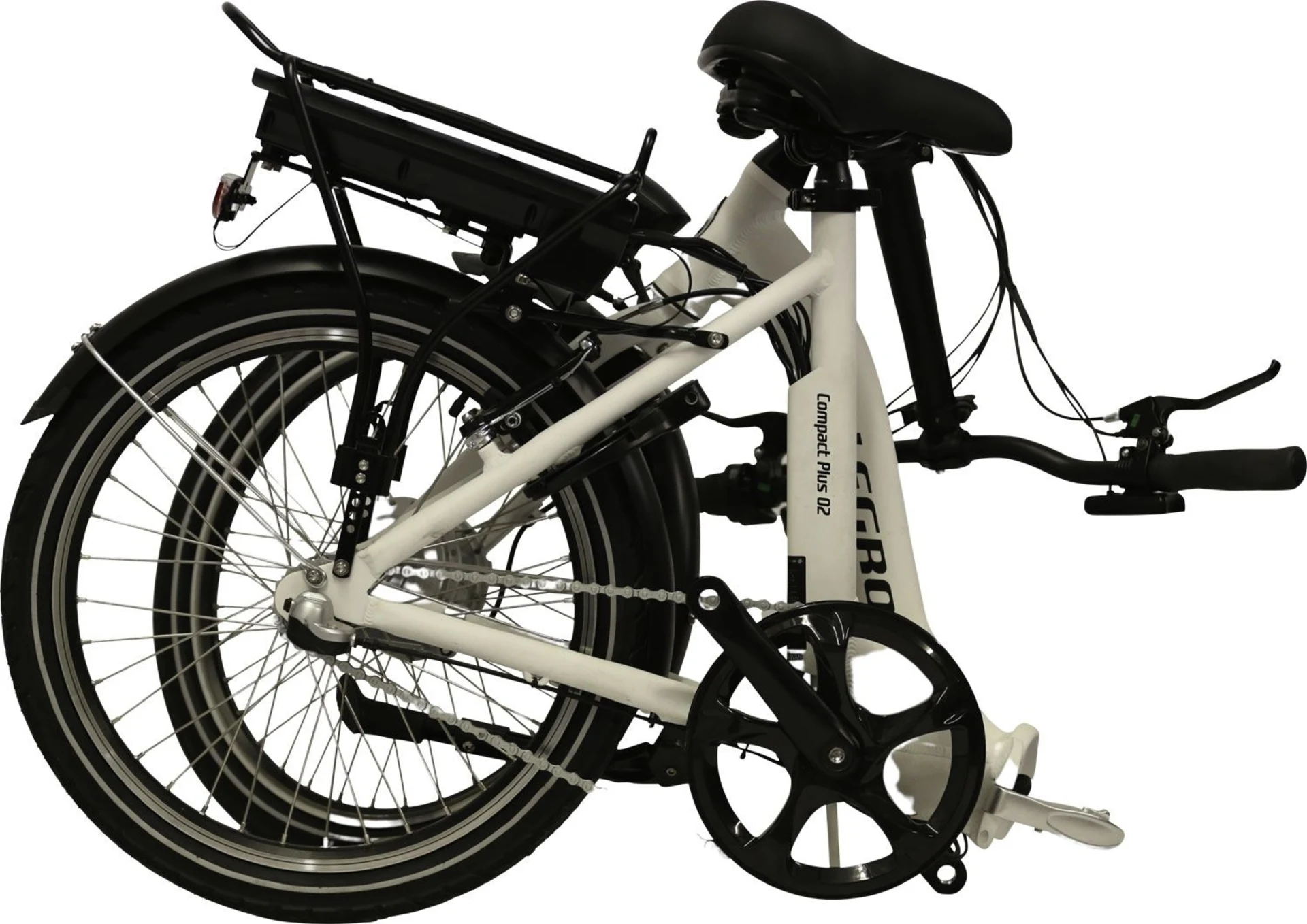 Allegro Compact Plus vélo électrique pliable blanc