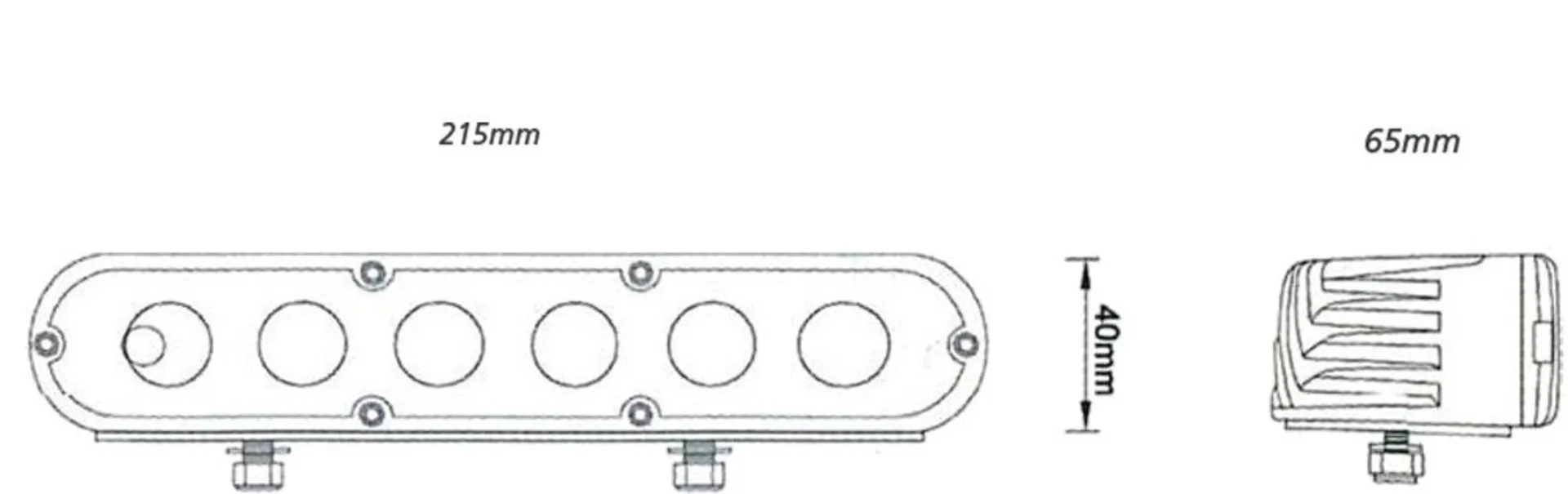 LED-Arbeitsscheinwerfer 12/24V