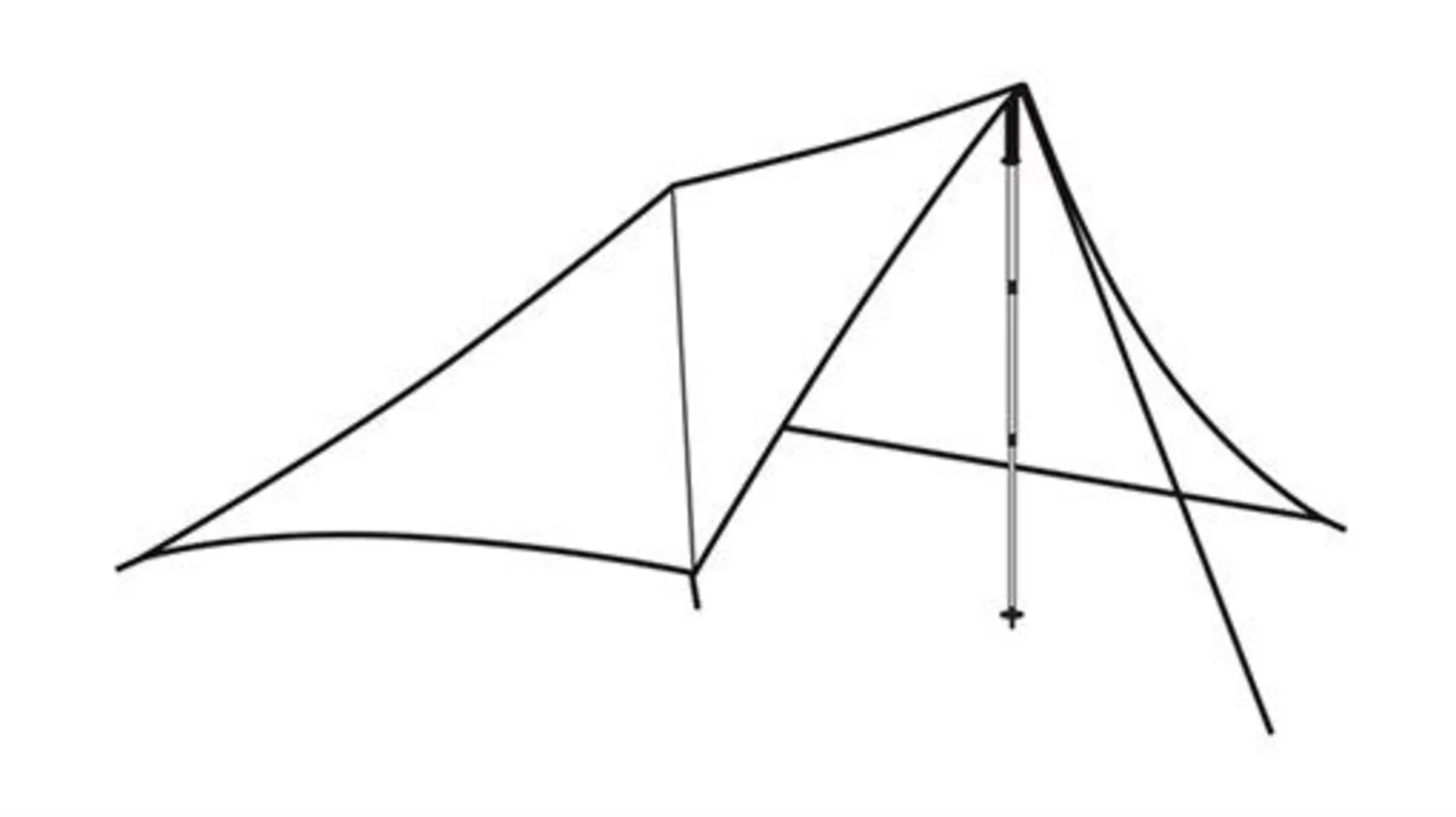 Robens Wing Tarp 3,2 x 2,8 Meter beige