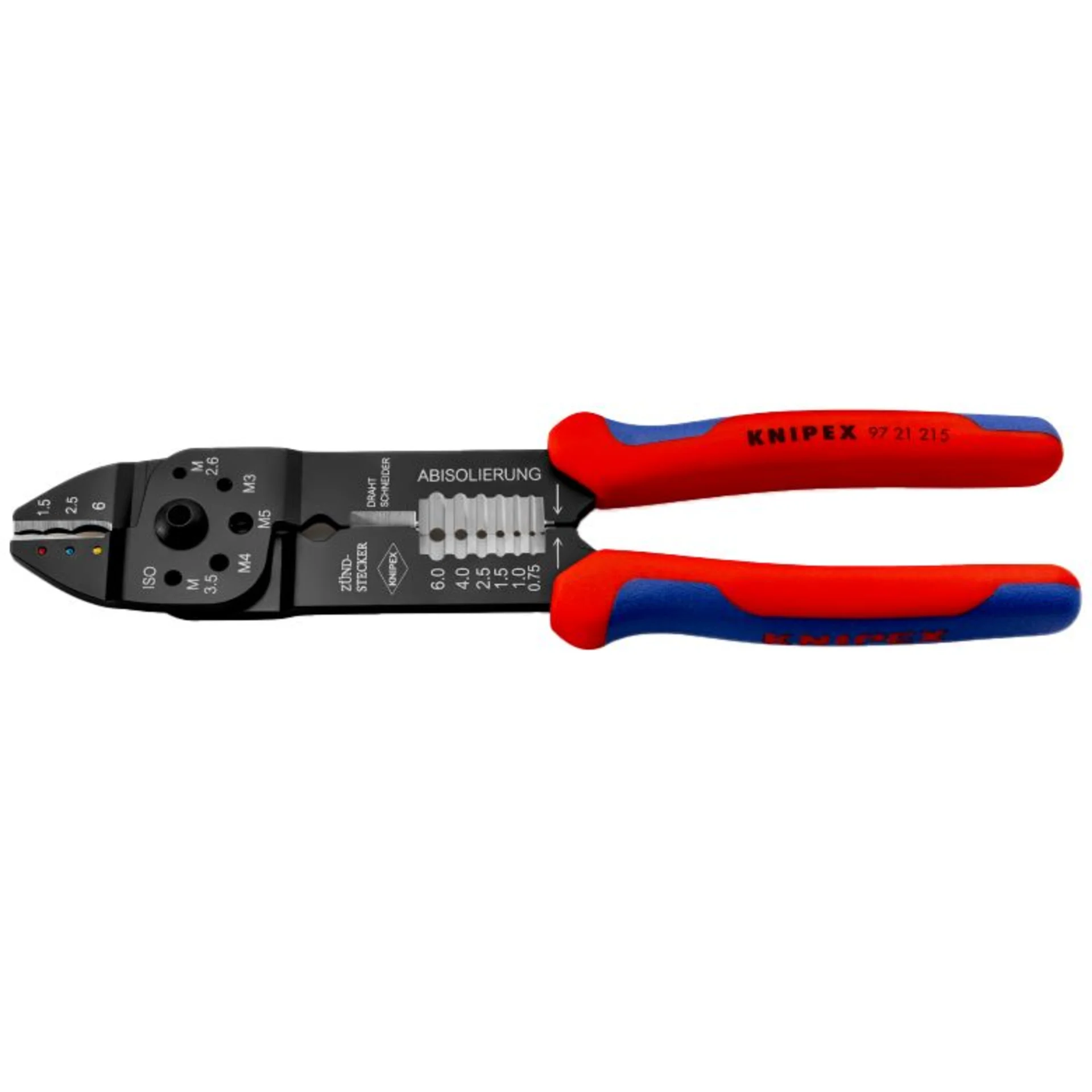 Kabelschuhzange für isolierte Kabelschuhe Kabelschuhe von 0.5 - 6.0 mm2