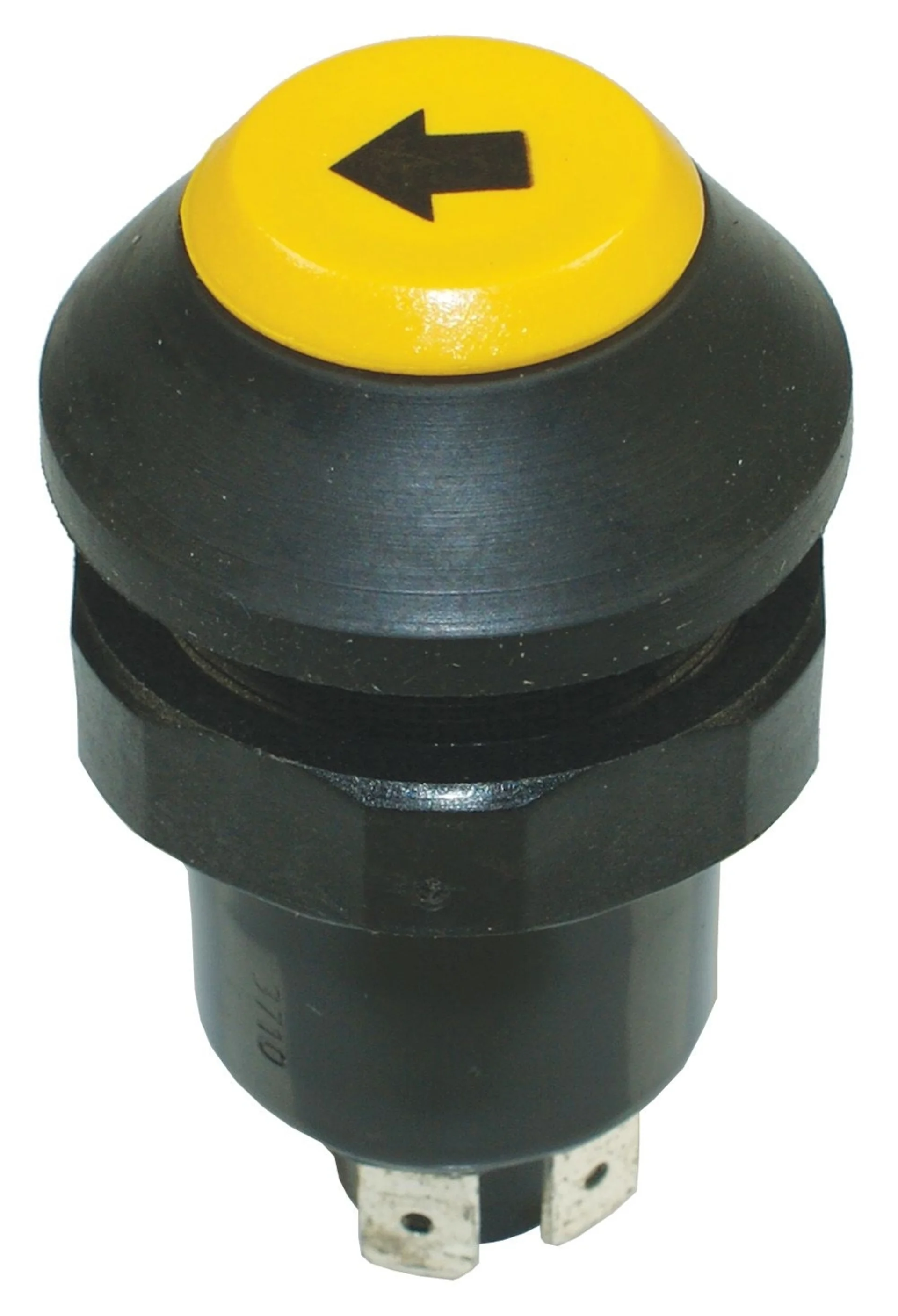 Bouton-poussoir Pneutron "flèche" jaune Bouton-poussoir Pneutron "flèche" jaune