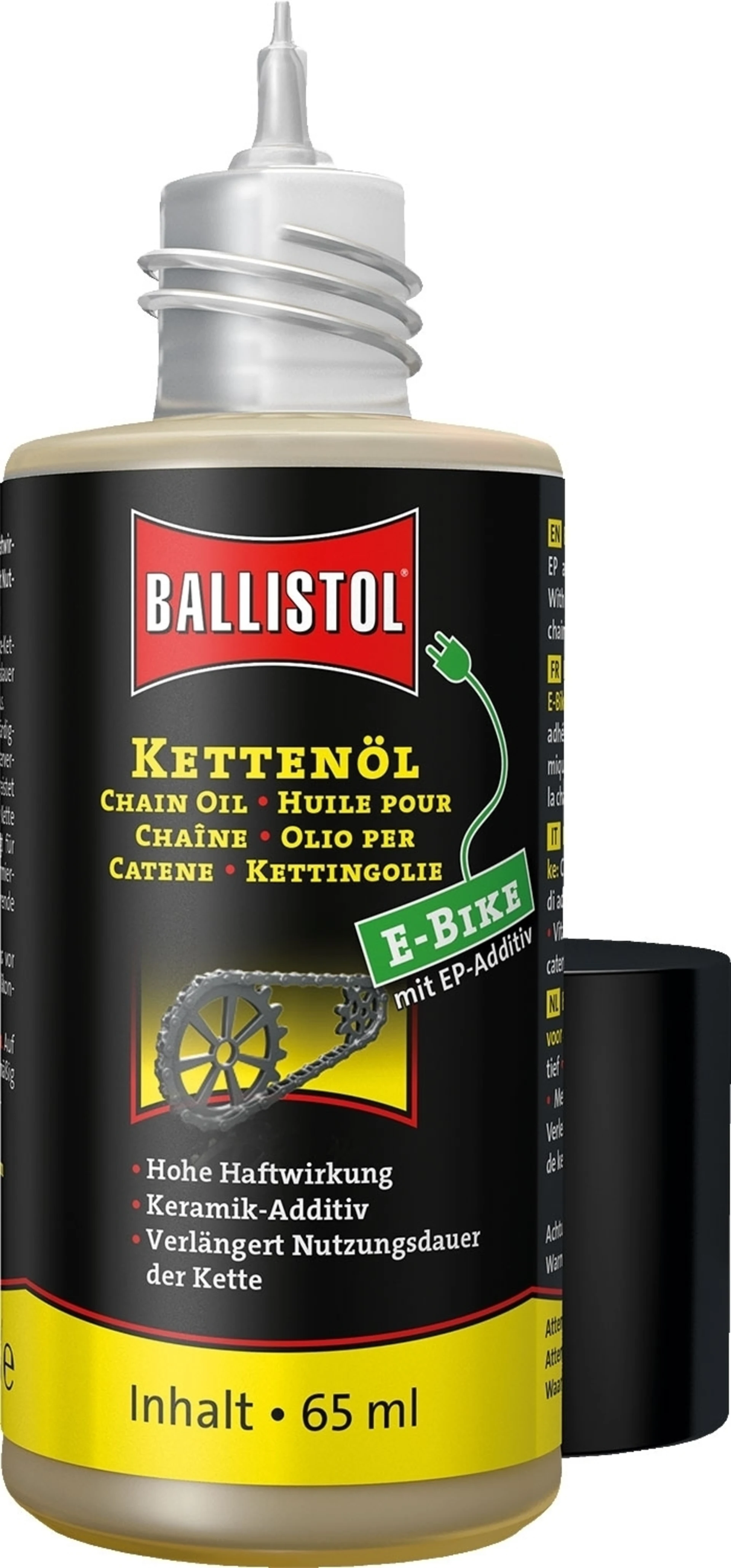 Ballistol Huile pour chaîne de vélo électrique 65 ml Ballistol Huile pour chaîne de vélo électrique 65 ml