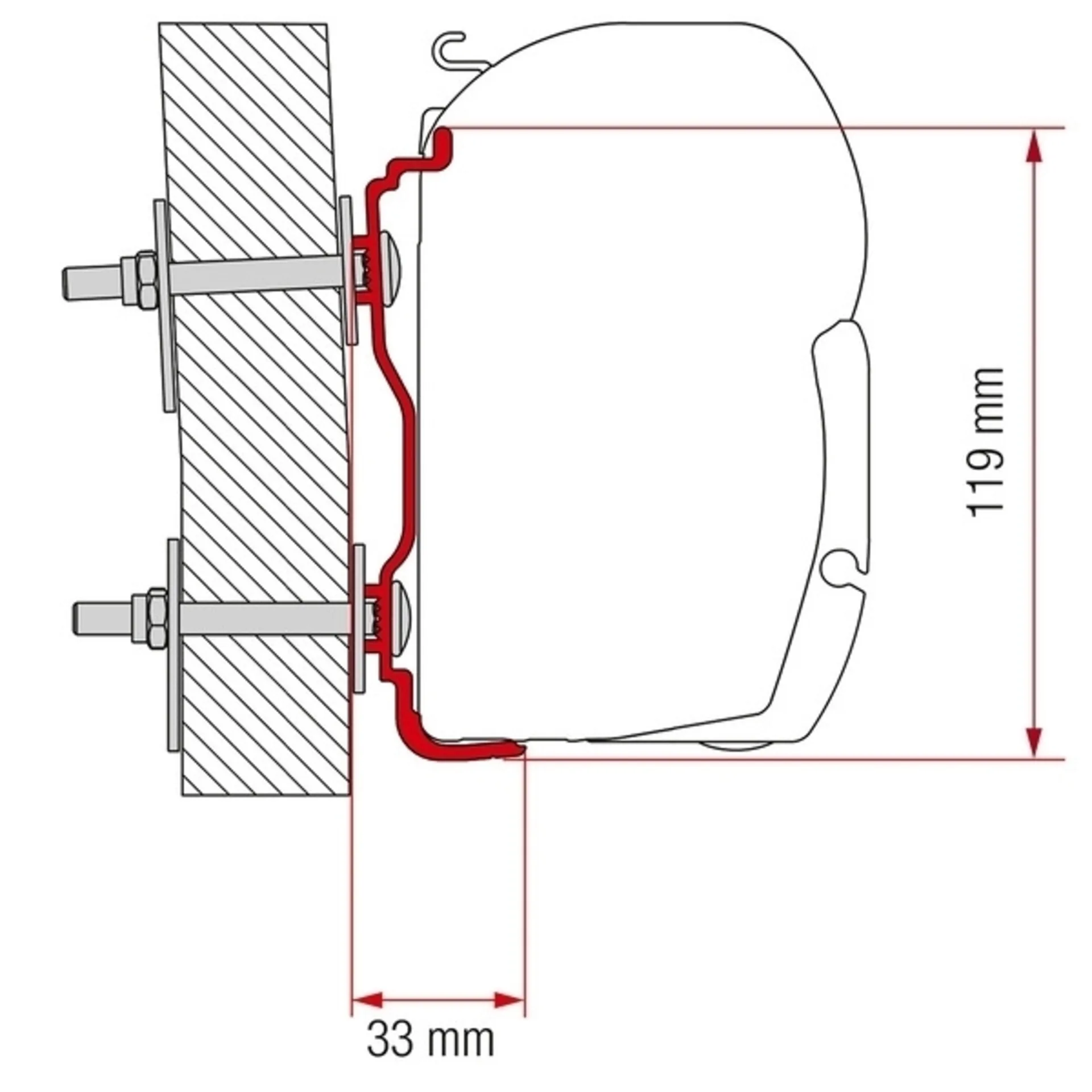 Adapter - Hymer-Kit für F45/F70 ab 2016 Adapter - Hymer-Kit für F45/F70 ab 2016