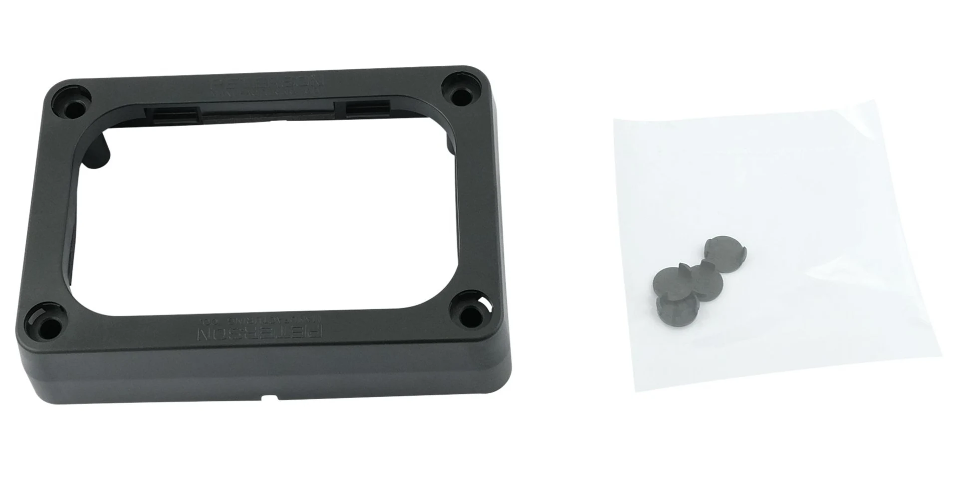 PETERSON - Cadre de montage pour luminaires séries 850 / 851, 156 x 107 mm, 4 trous de fixation