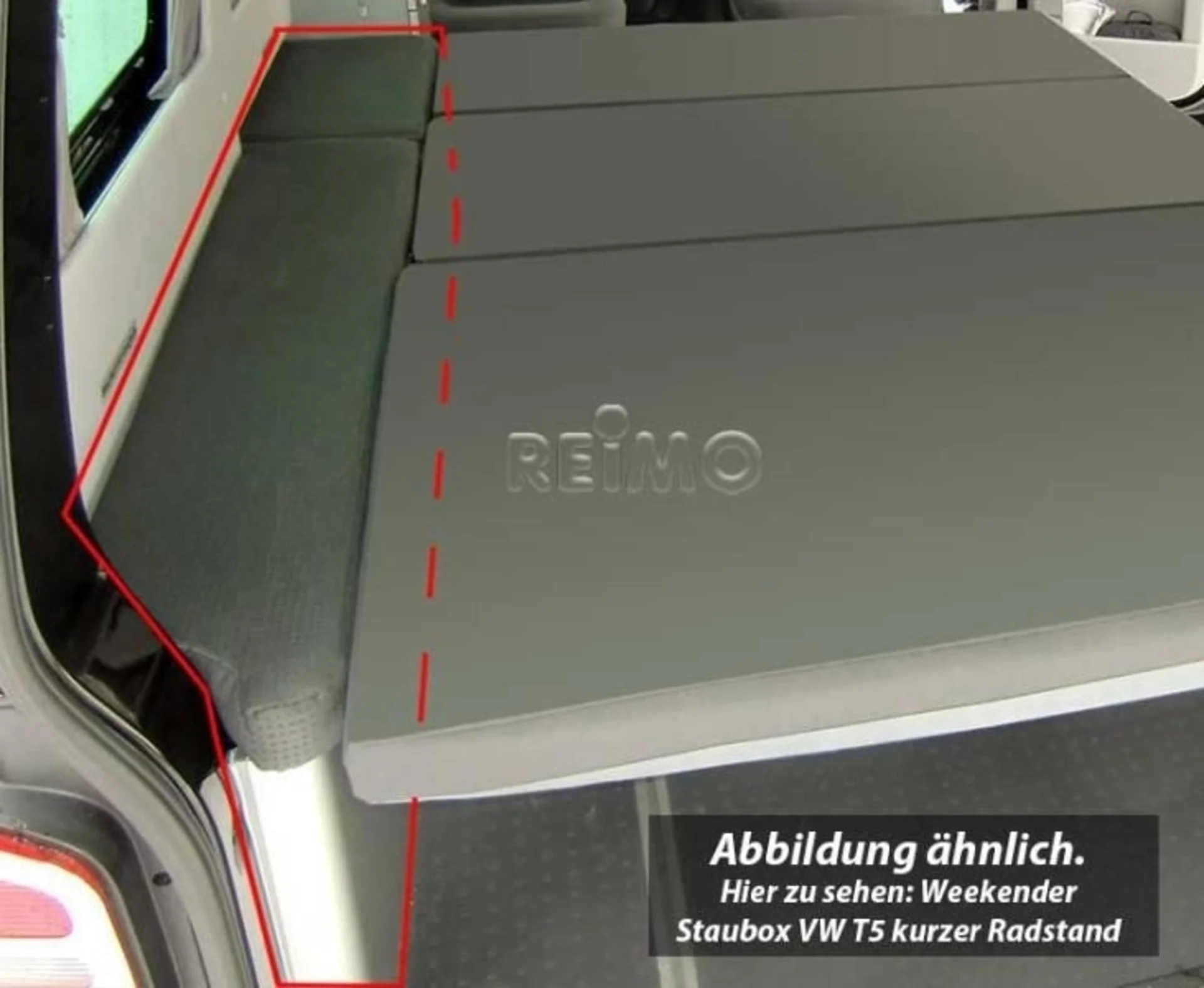 VW T6/5 LR Weekender+ Staubox Bausatz in Anthrazit