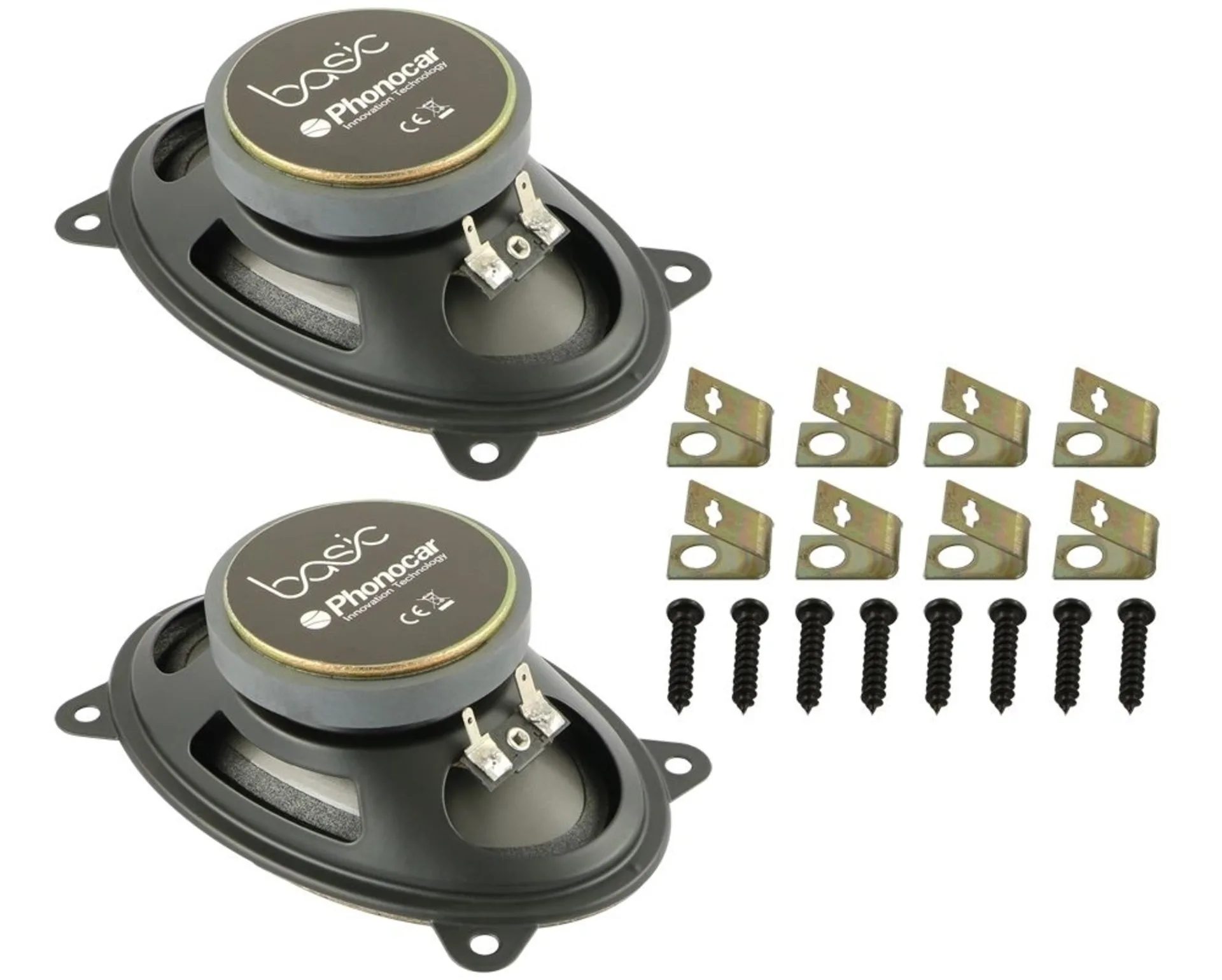 1 paire de haut-parleurs ovale 90x150mm 60W