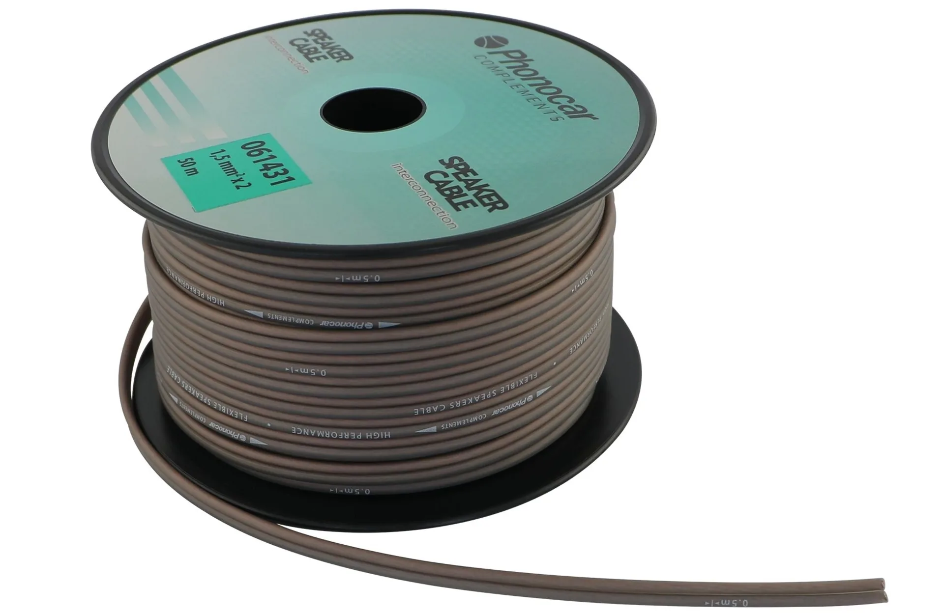 Lautsprecherkabel 2 x 1.5 mm2 grau
