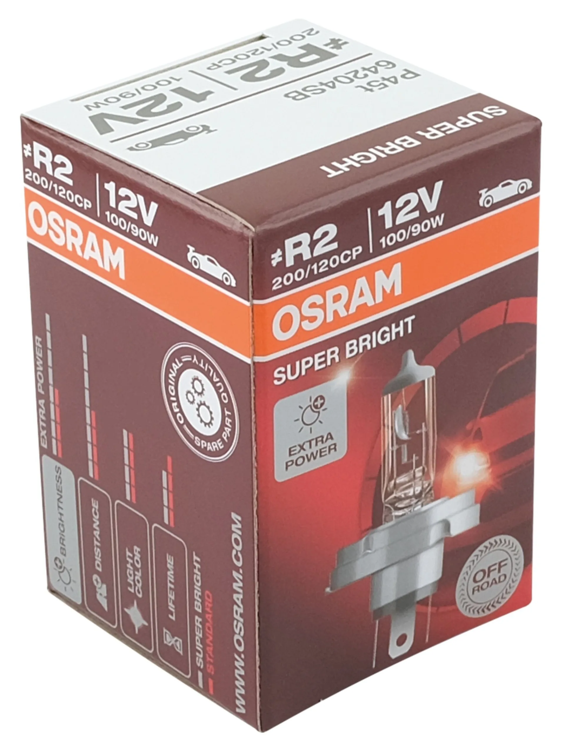 Osram lampe rallye H5 12 V 100/90 W