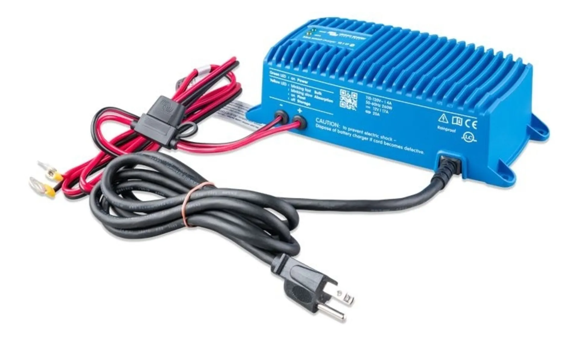 Victron - Batterieladegerät 12 V 7 A, IP67 211 x 60 x 85 mm, mit Bluetooth Victron - Batterieladegerät 12 V 7 A, IP67 211 x 60 x 85 mm, mit Bluetooth