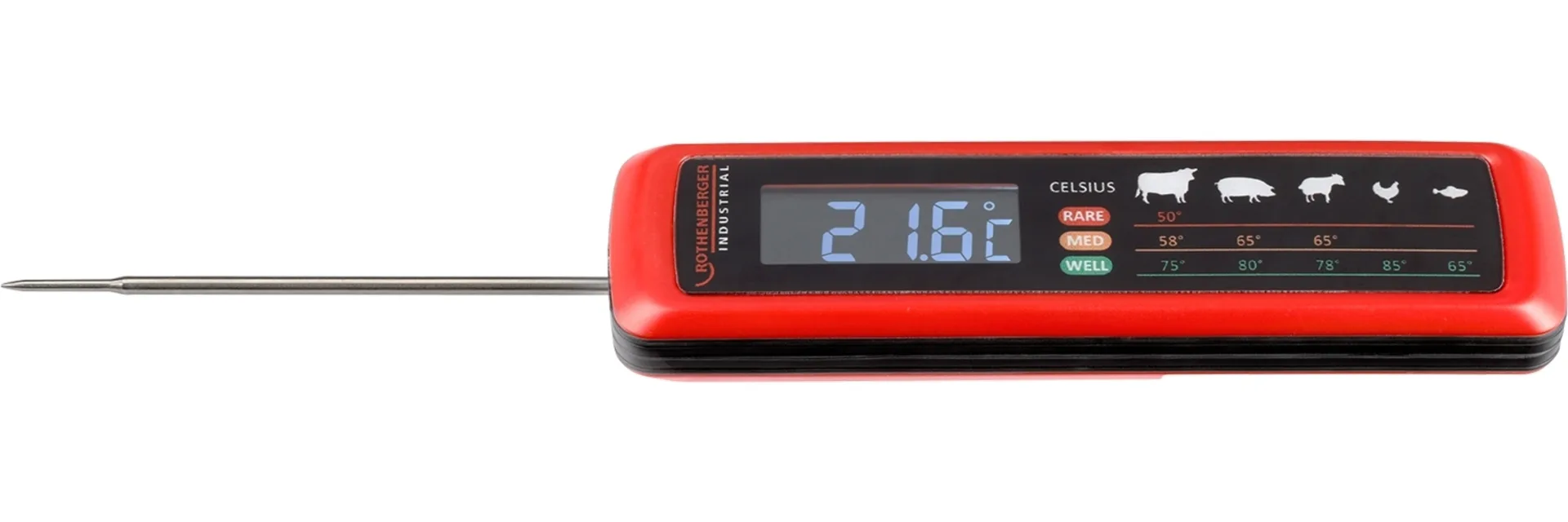 Rothenberger Industrial RoGrillthermometer inkl. Batterien