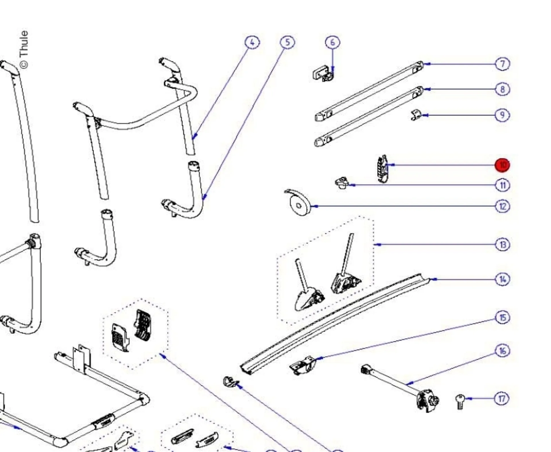 Support de plateforme (set de 2 pièces)