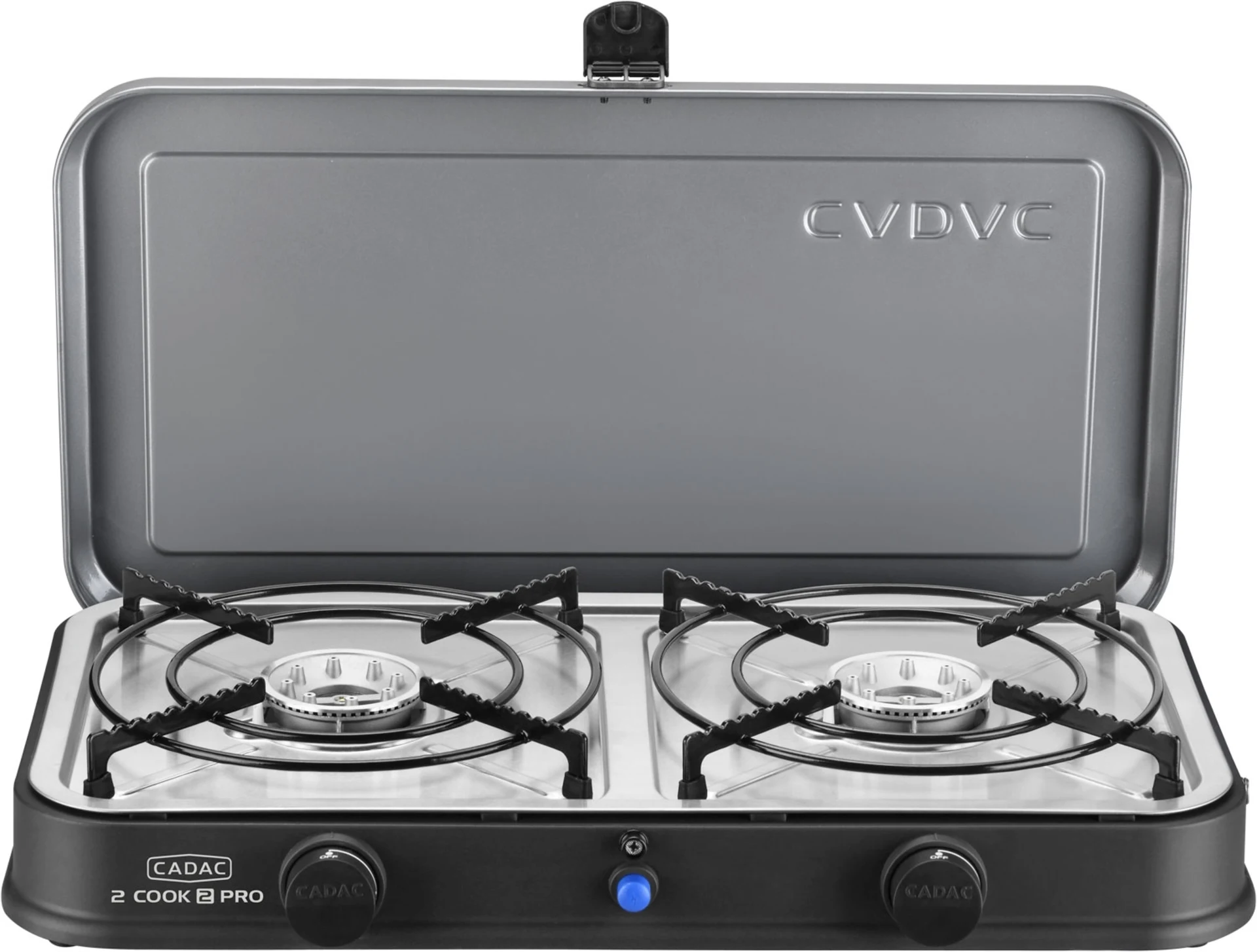 Cadac 2 Cook 2 Pro Deluxe Réchaud à gaz à 2 feux / barbecue 50 mbar