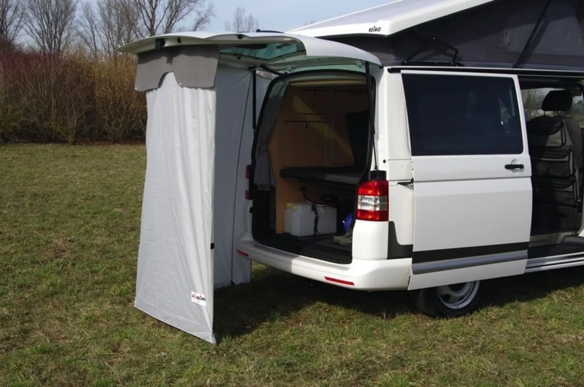 Heckklappenzelt Instant für VW T4/5/6 - Schnellaufbau ohne Gestänge