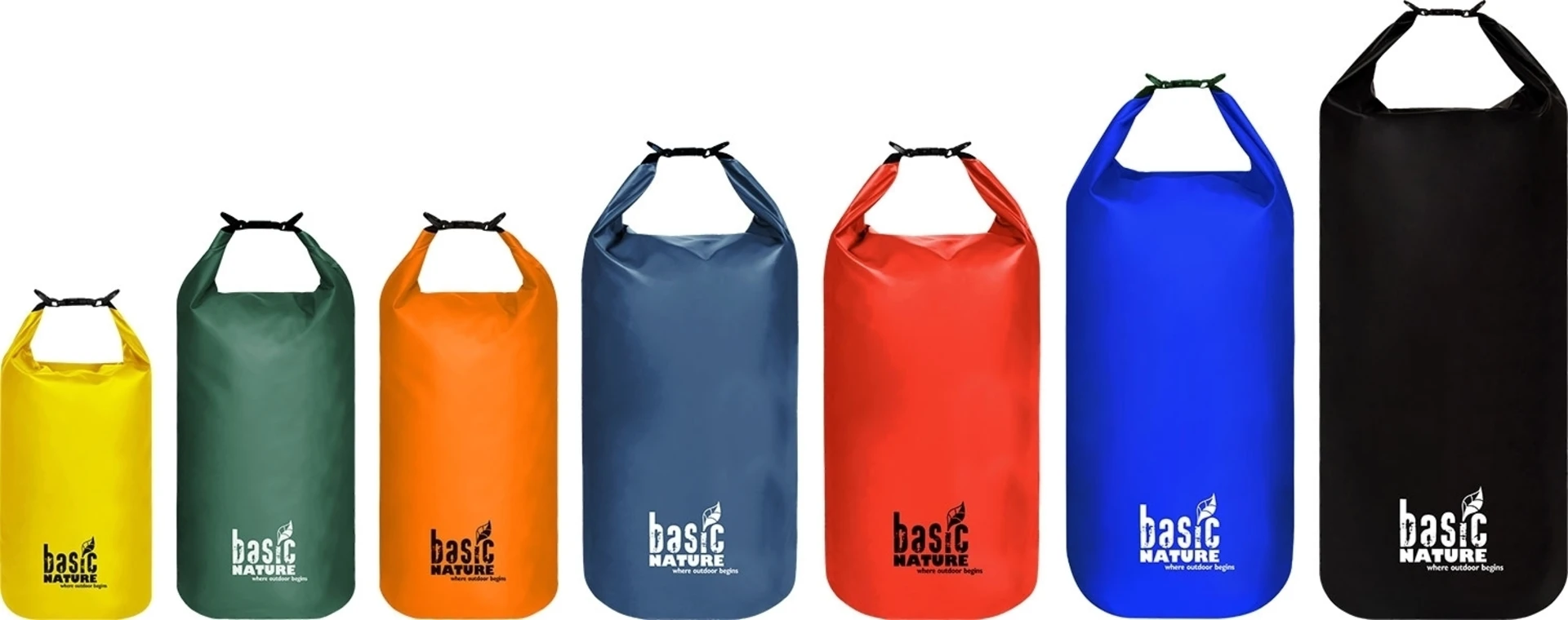 Sac de rangement Basic Nature 500D 10 litres, jaune