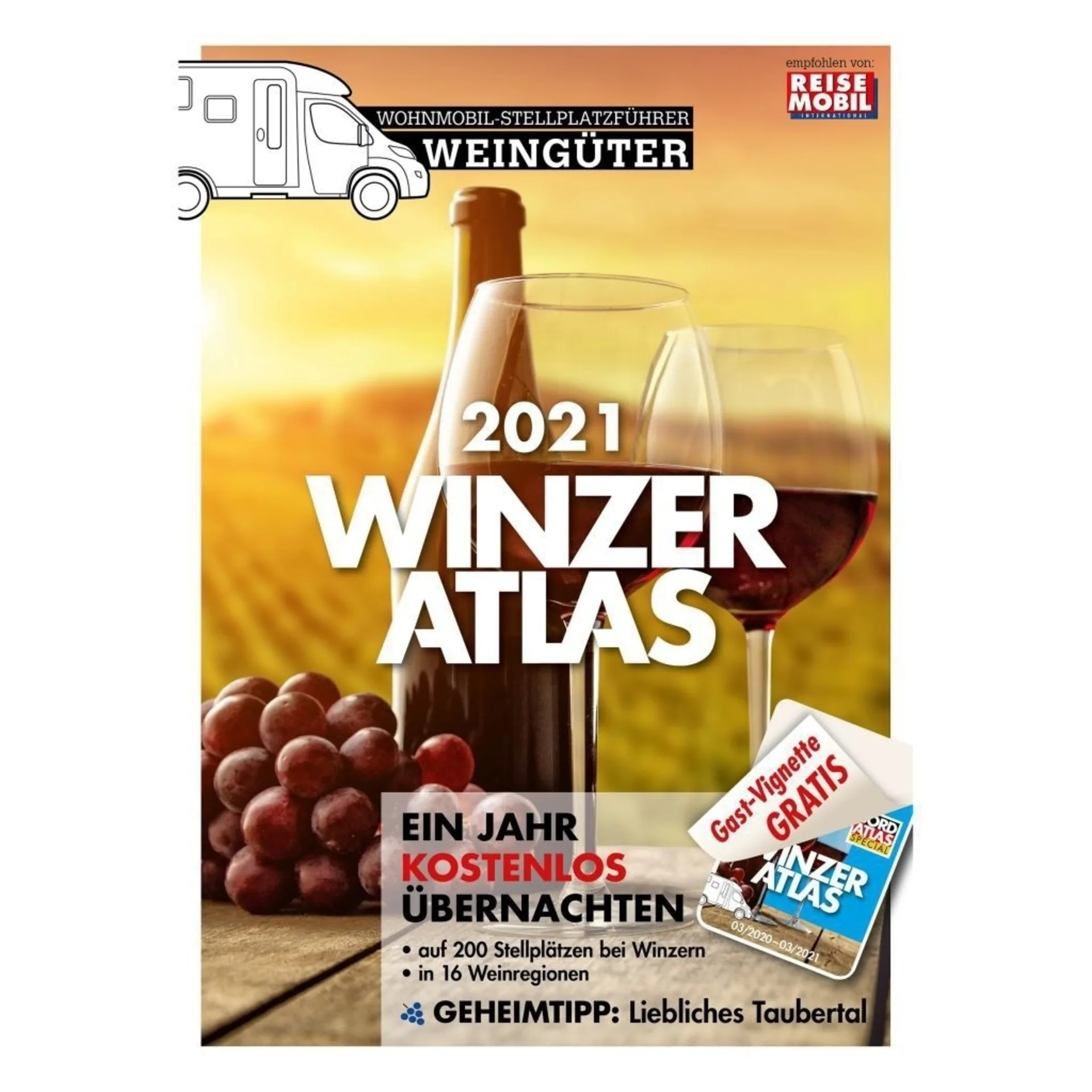Reisemobil International Winzeratlas Stellplatzführer 2022