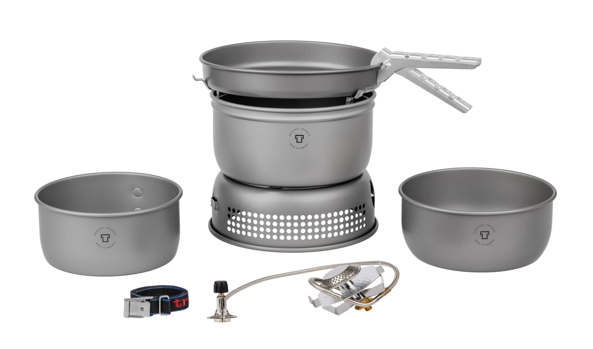 Trangia Trangiakök 25 - 1 HA Campingkochset 3- teilig mit Gasbrenner Set 3