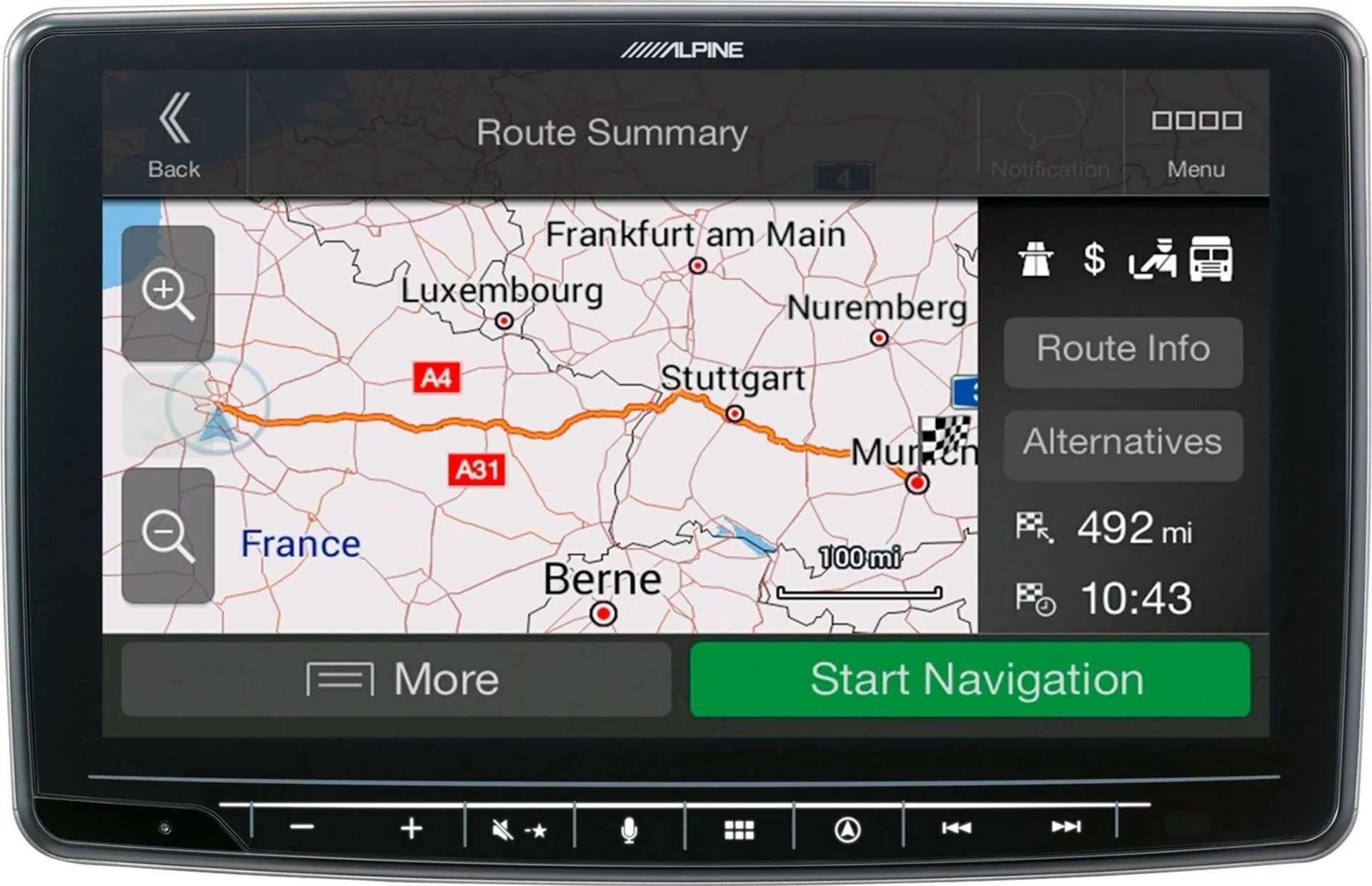 Alpine Halo9 Navi Multimedia Navigationssystem für Wohnmobil und Truck 9 Zoll