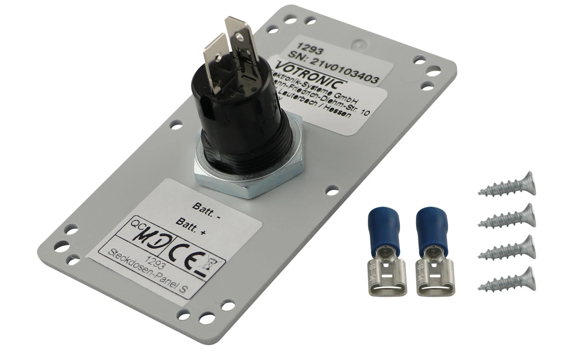 12V Steckdosen-Panel für bis zu 4 Verbraucher