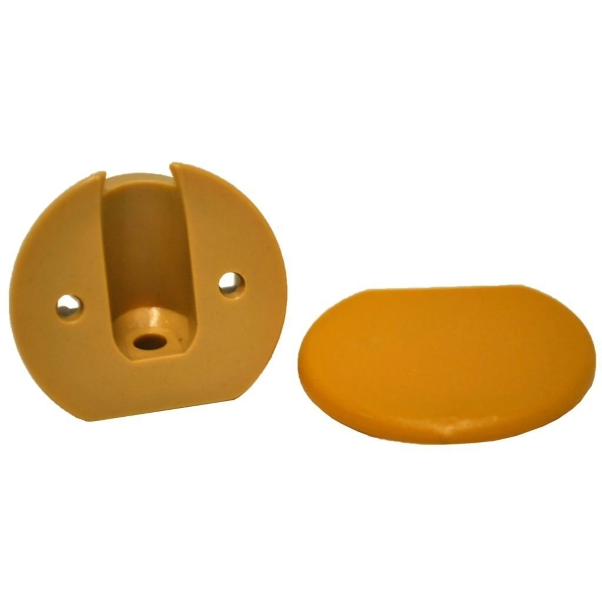 Möbelverbinder PVC beige, 5er SB-verpackt