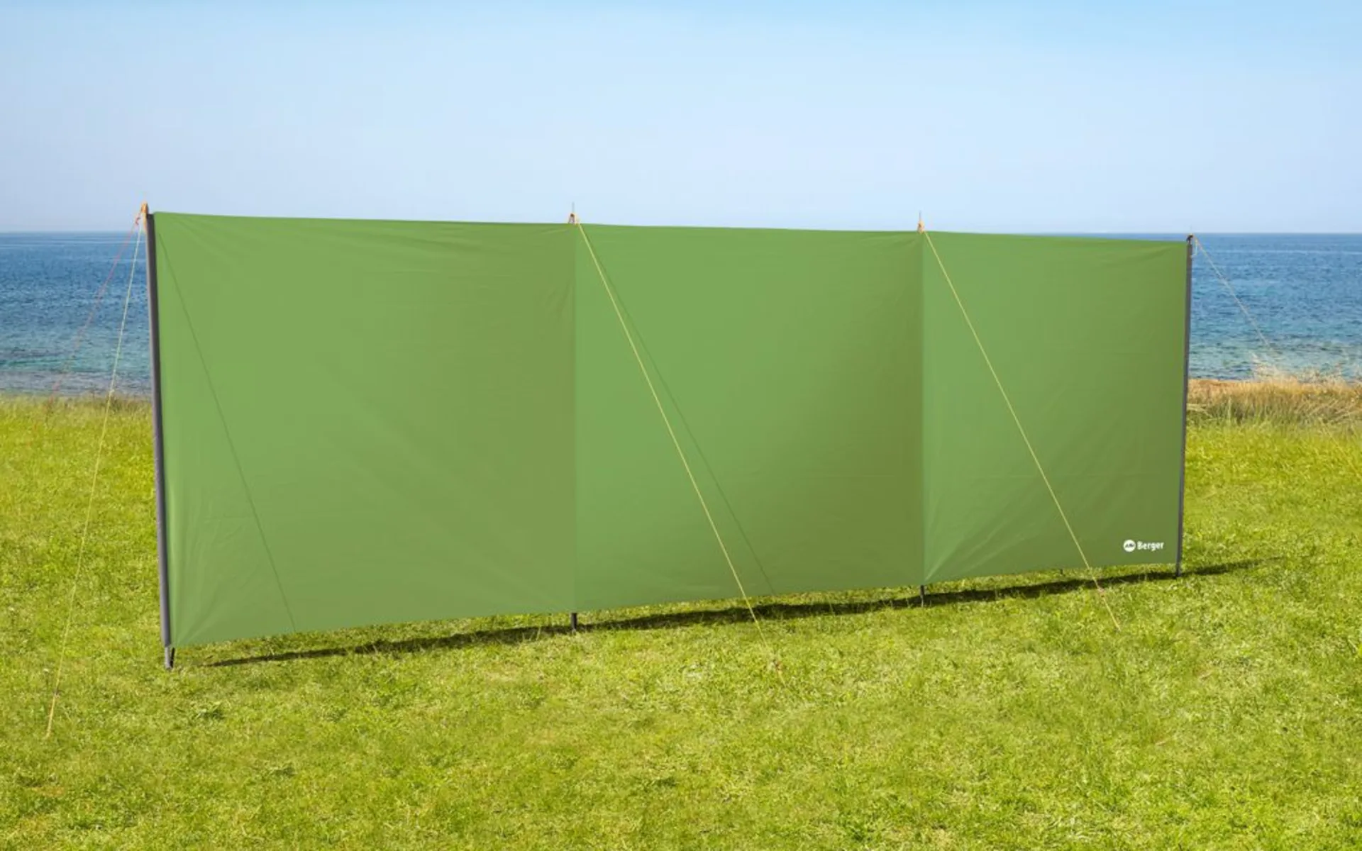 Berger Screen Windschutz Länge 500 cm Grün